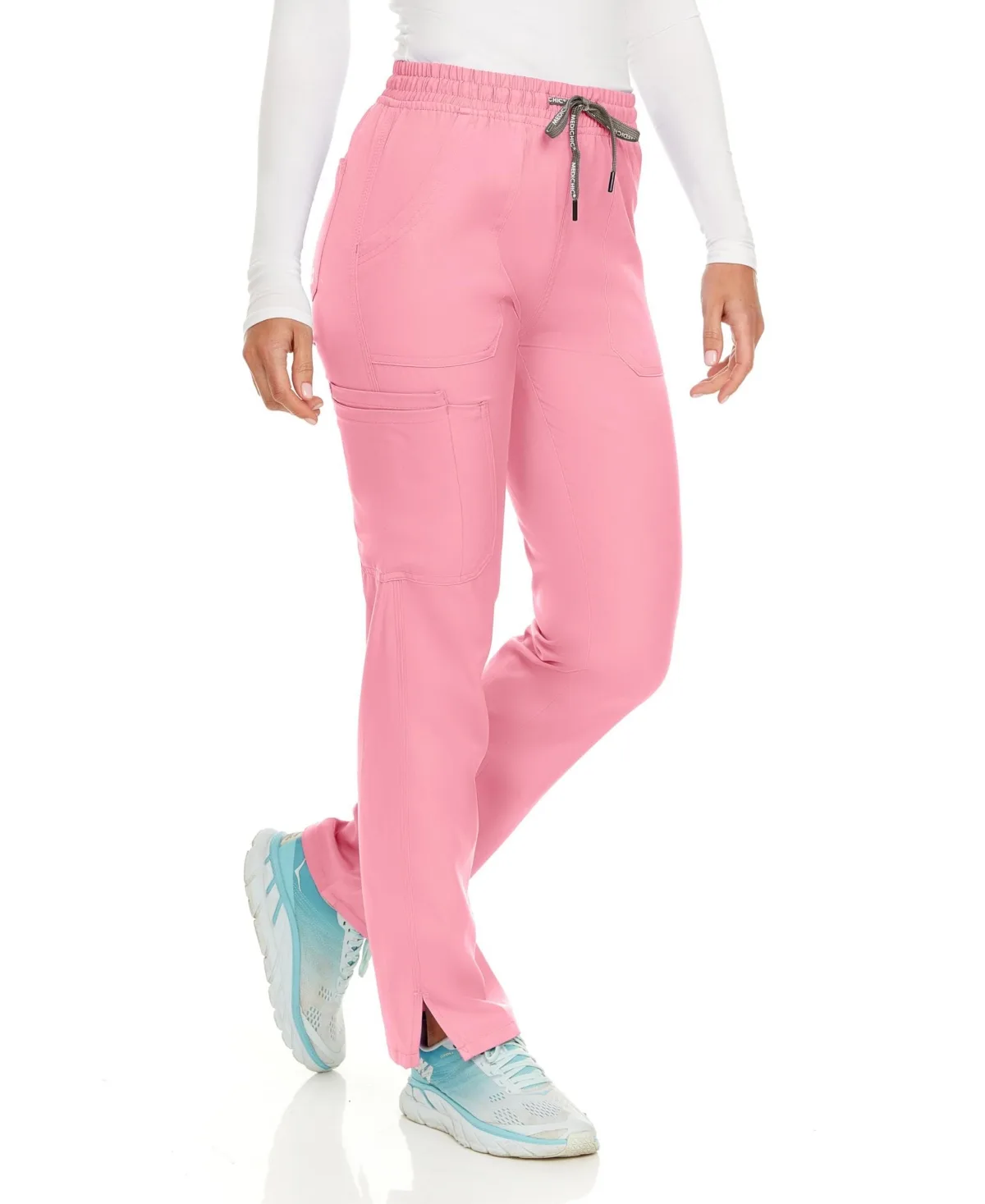 Terri Stretch Straight Leg Six Pocket Cargo Scrub Pants