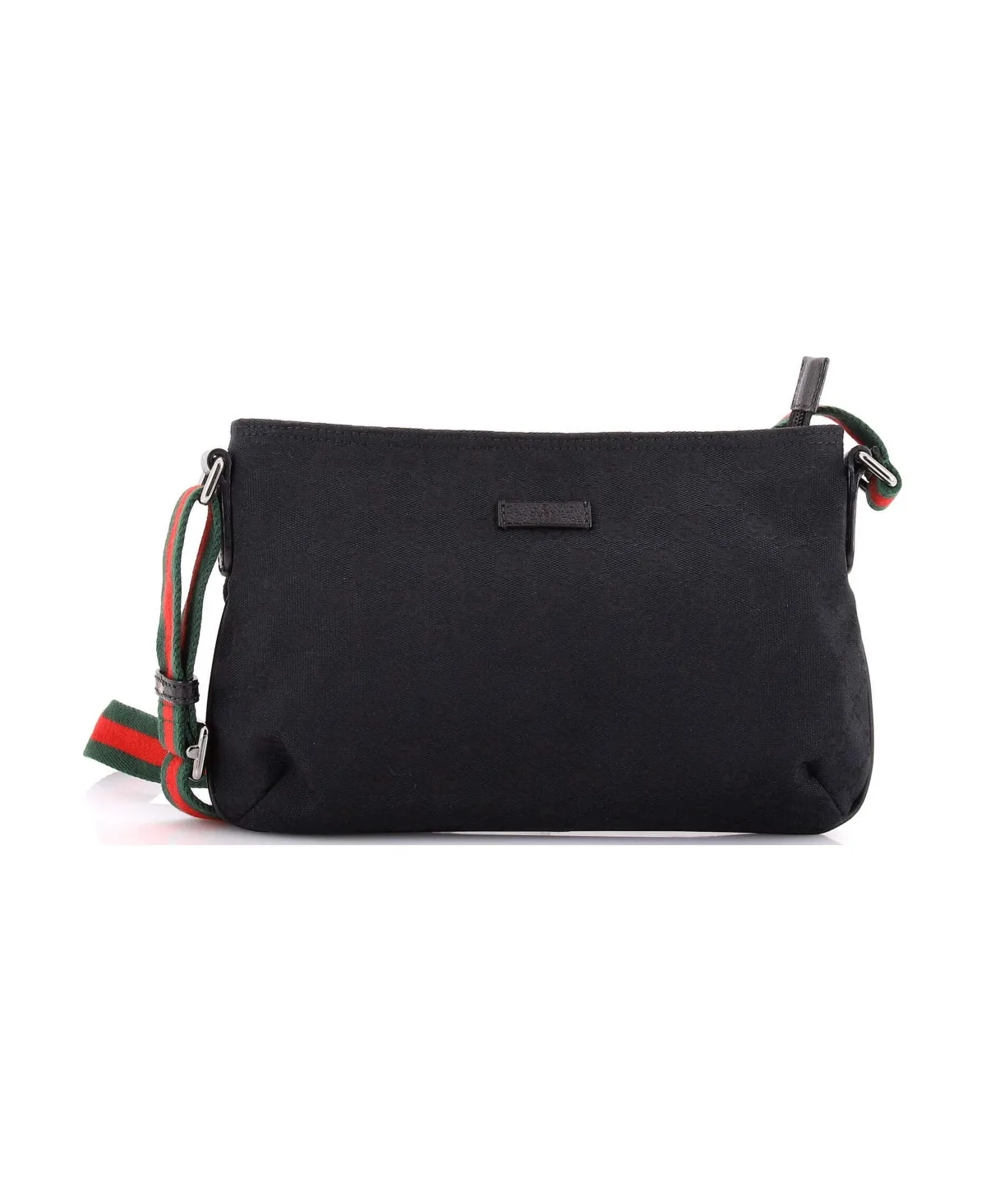 Pre-Owned Gucci Small Web Strap Messenger Bag Gg Canvas by Gucci