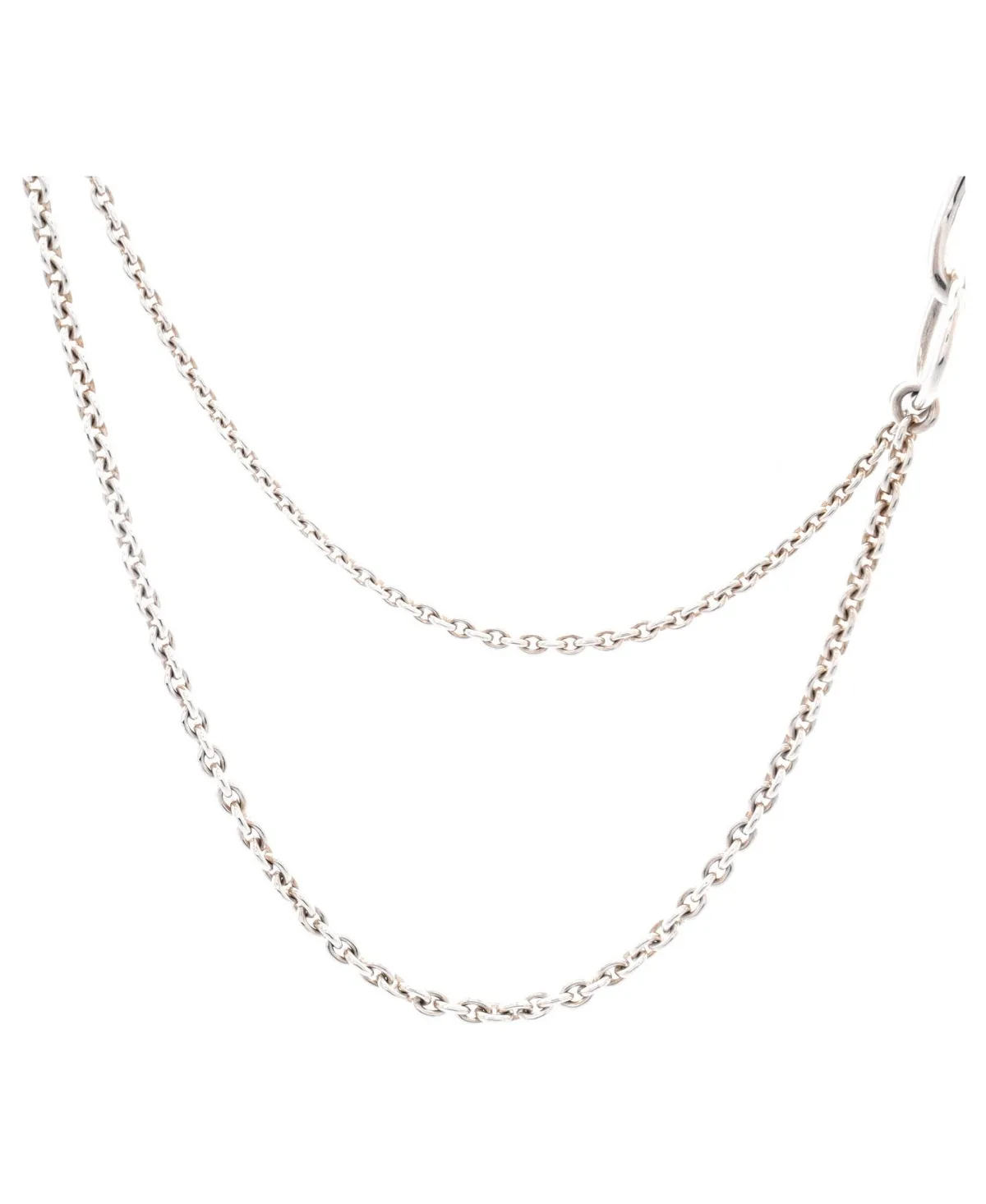 Pre-Owned Hermes Chaine dAncre Punk Long Double Necklace by Hermes