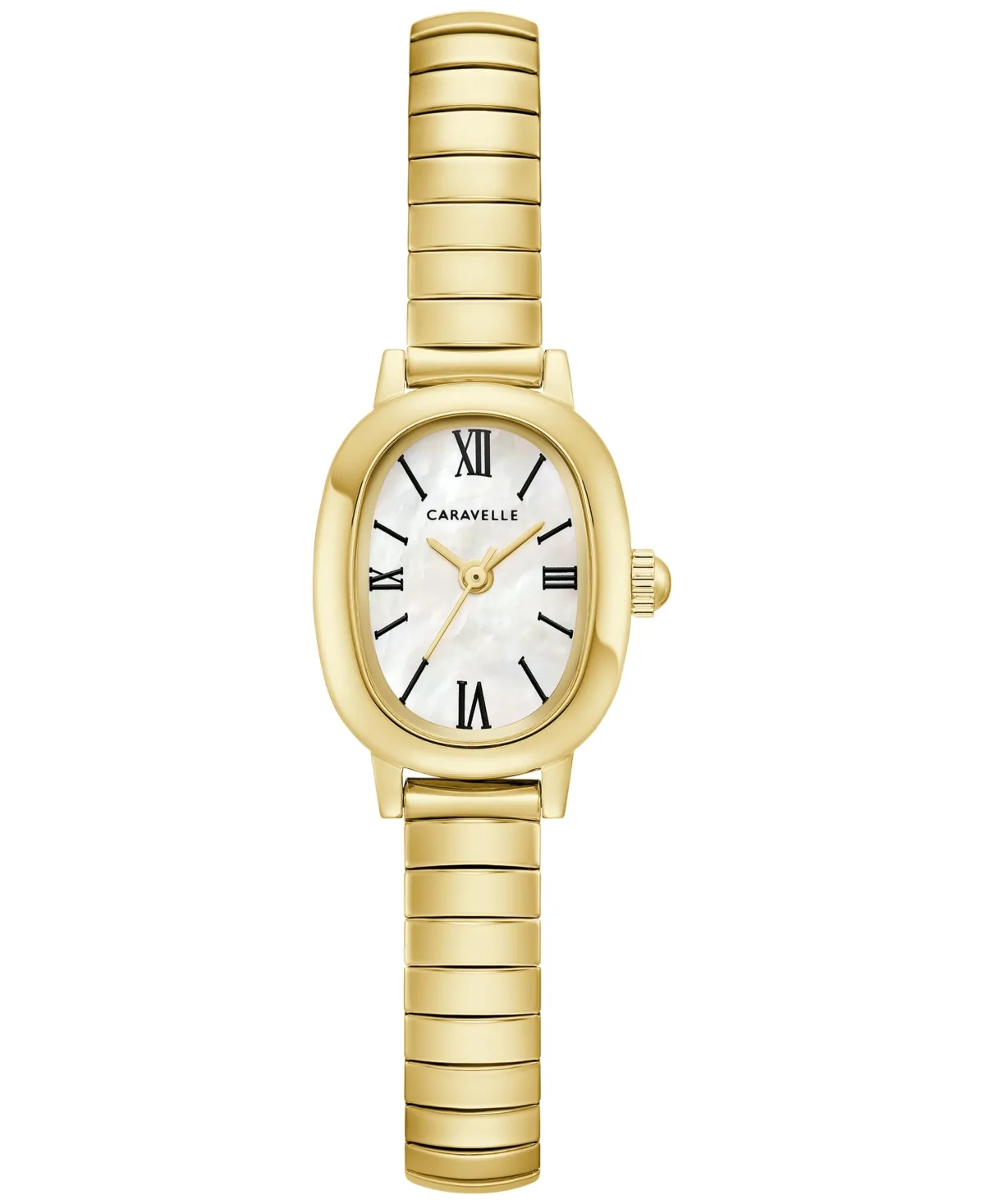 Caravelle Classic Quartz Gold-Tone Stainless Steel Watch 18.5mm by Caravelle