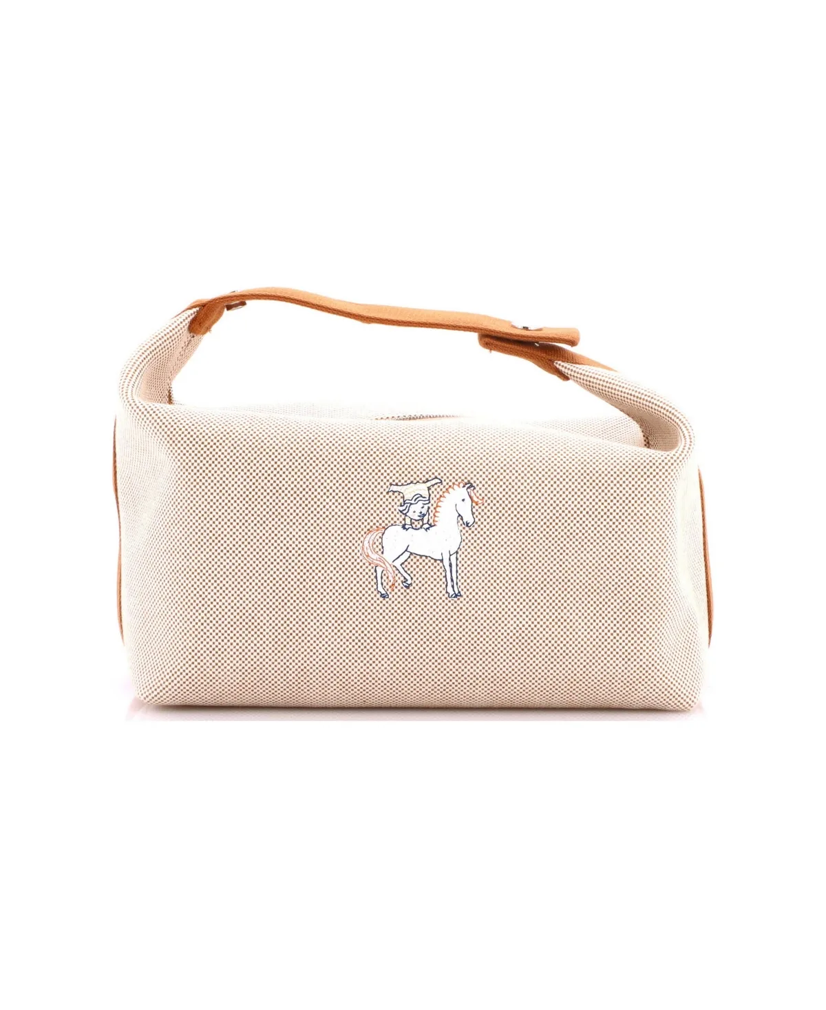 Pre-Owned Hermes Gm Bride-a-Brac Cabriole Travel Case Toile by Hermes