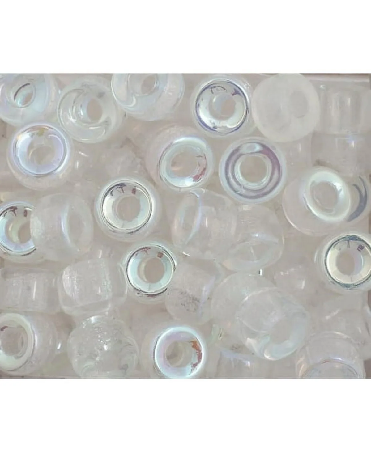 Transparent Crystal Ab Czech Glass Crow Beads for Diy Jewelry Making by John Bead