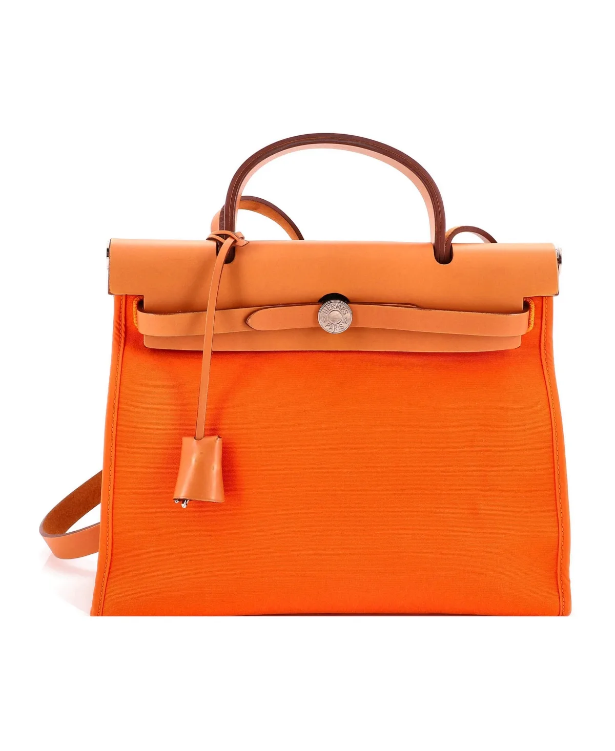 Pre-Owned 31 Herbag Zip Leather and Toile