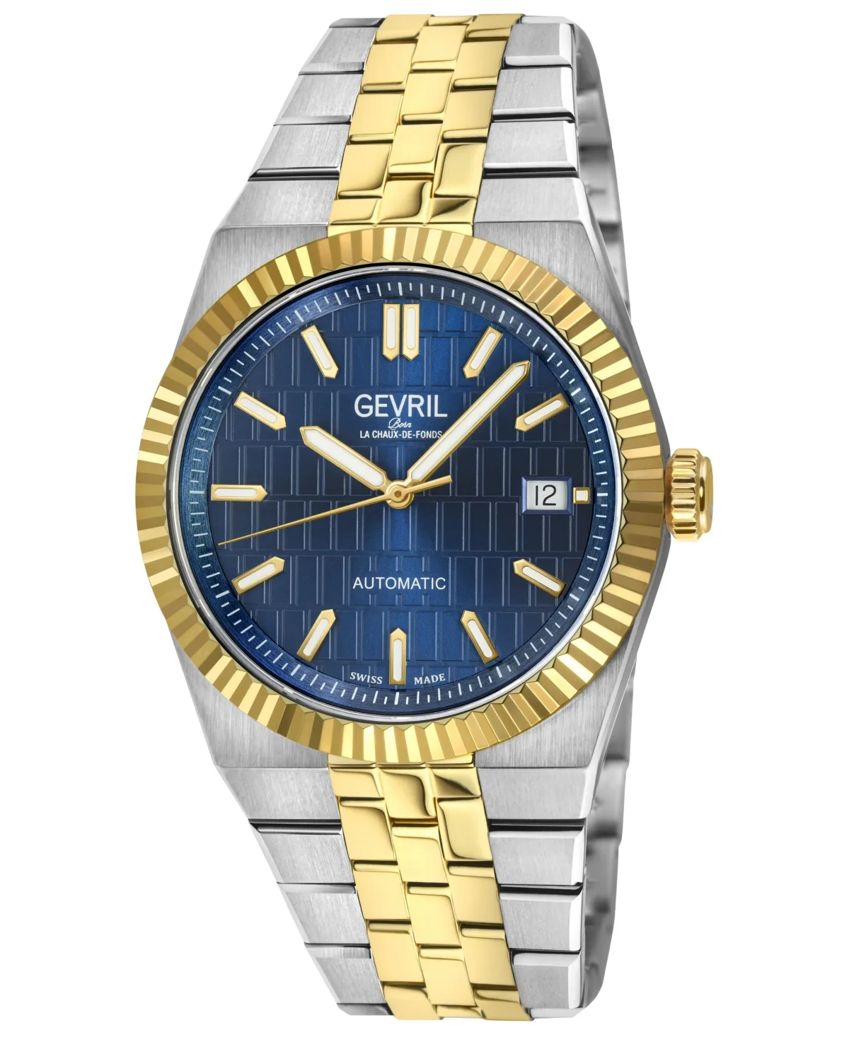 Swiss Automatic Pier 17 Two-Tone Stainless Steel Bracelet Watch, 40mm by Gevril