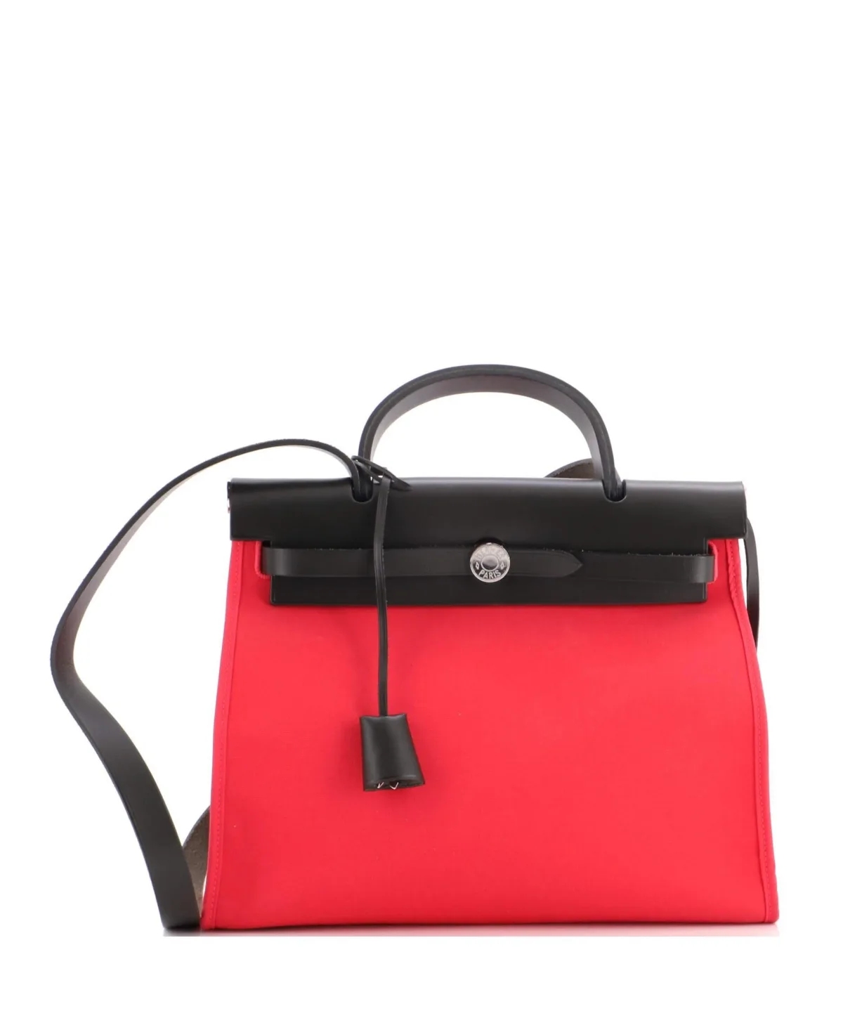 Pre-Owned 31 Herbag Zip Leather and Toile by Hermes