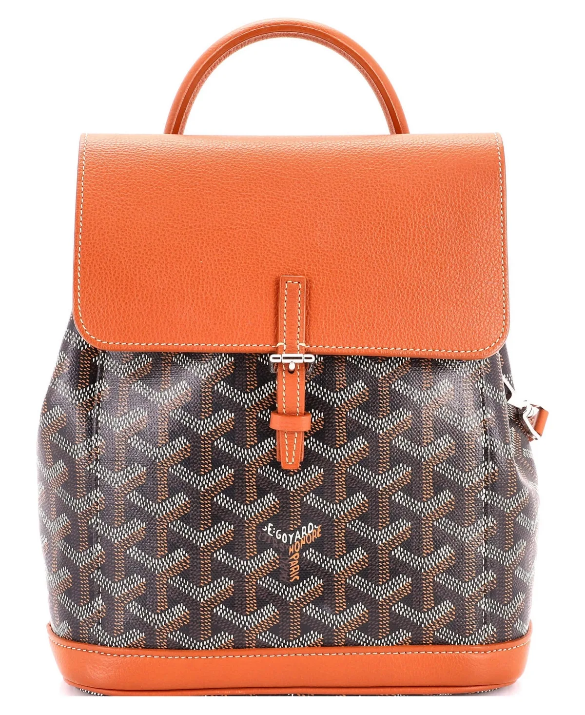 Pre-Owned Goyard Mini Alpin Backpack Coated Canvas by Pre Owned Goyard