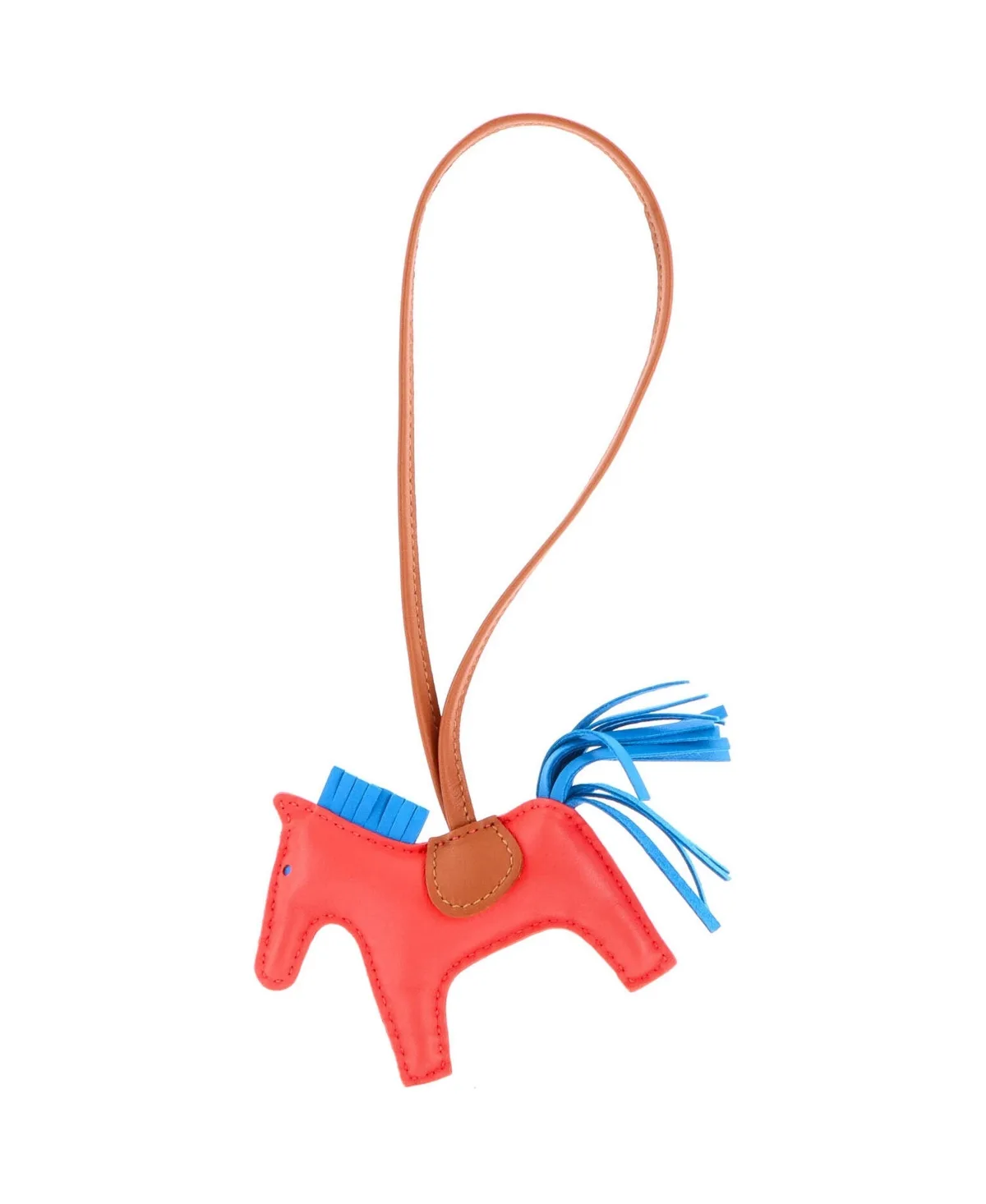 Pre-Owned Pm GriGri Rodeo Bag Charm Leather by Hermes