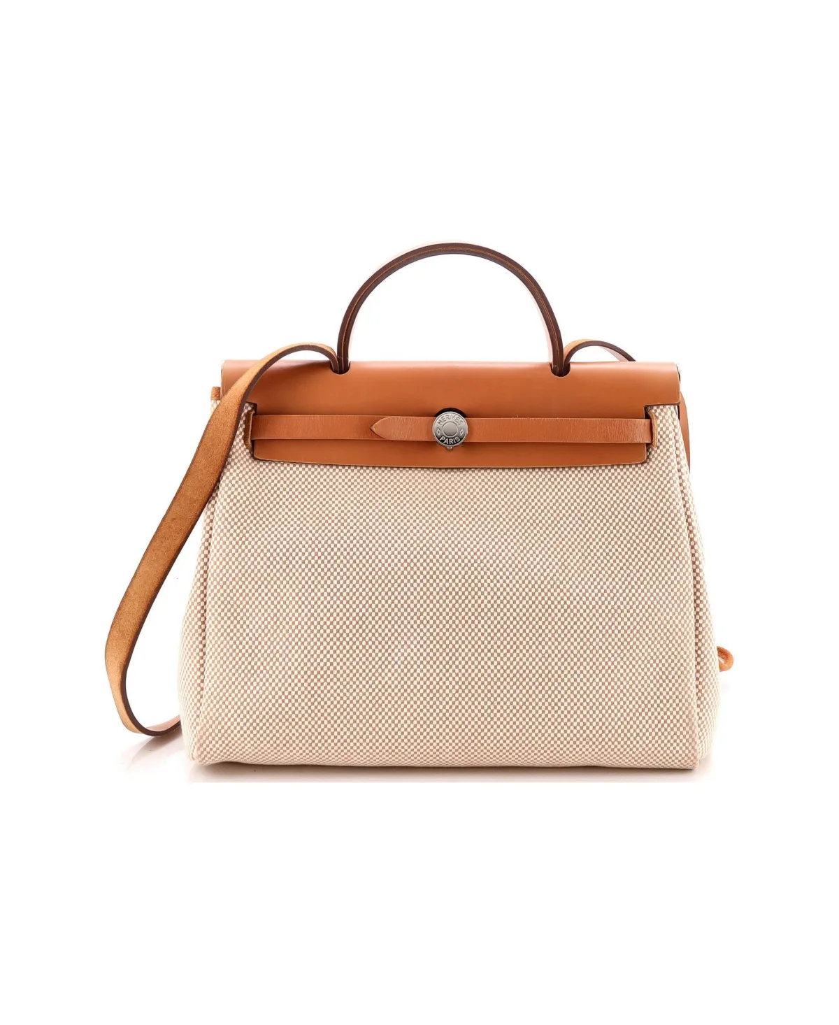 Pre-Owned 31 Herbag Zip Criss Viking Toile and Leather by Hermes