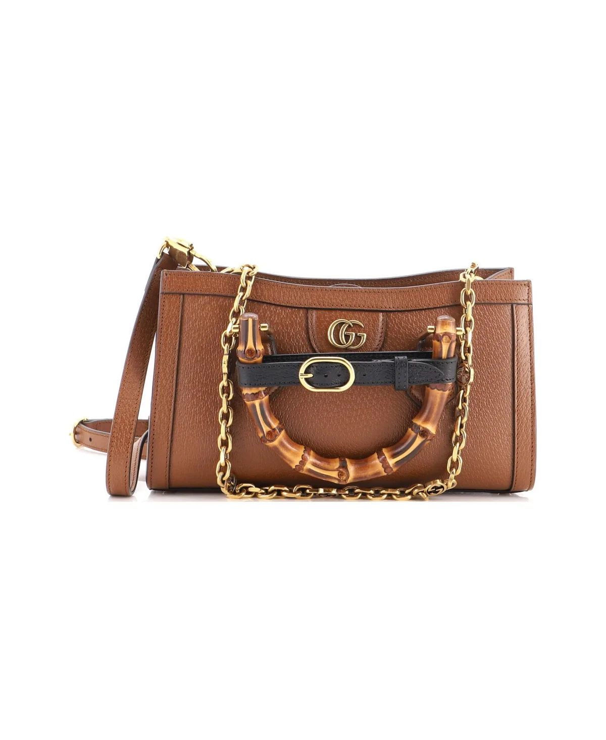Pre-Owned Small Diana Nm Convertible Shoulder Bag Leather by Gucci