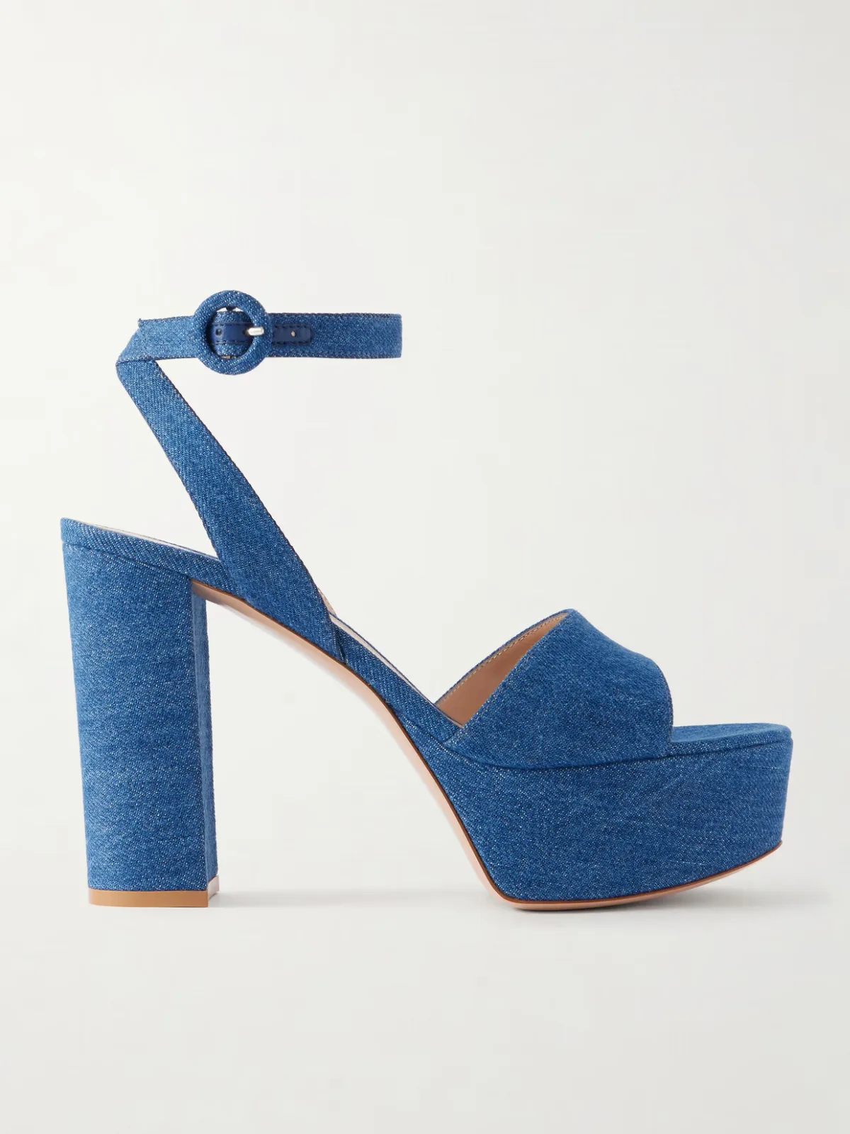 - 70 Denim Platform Sandals -
