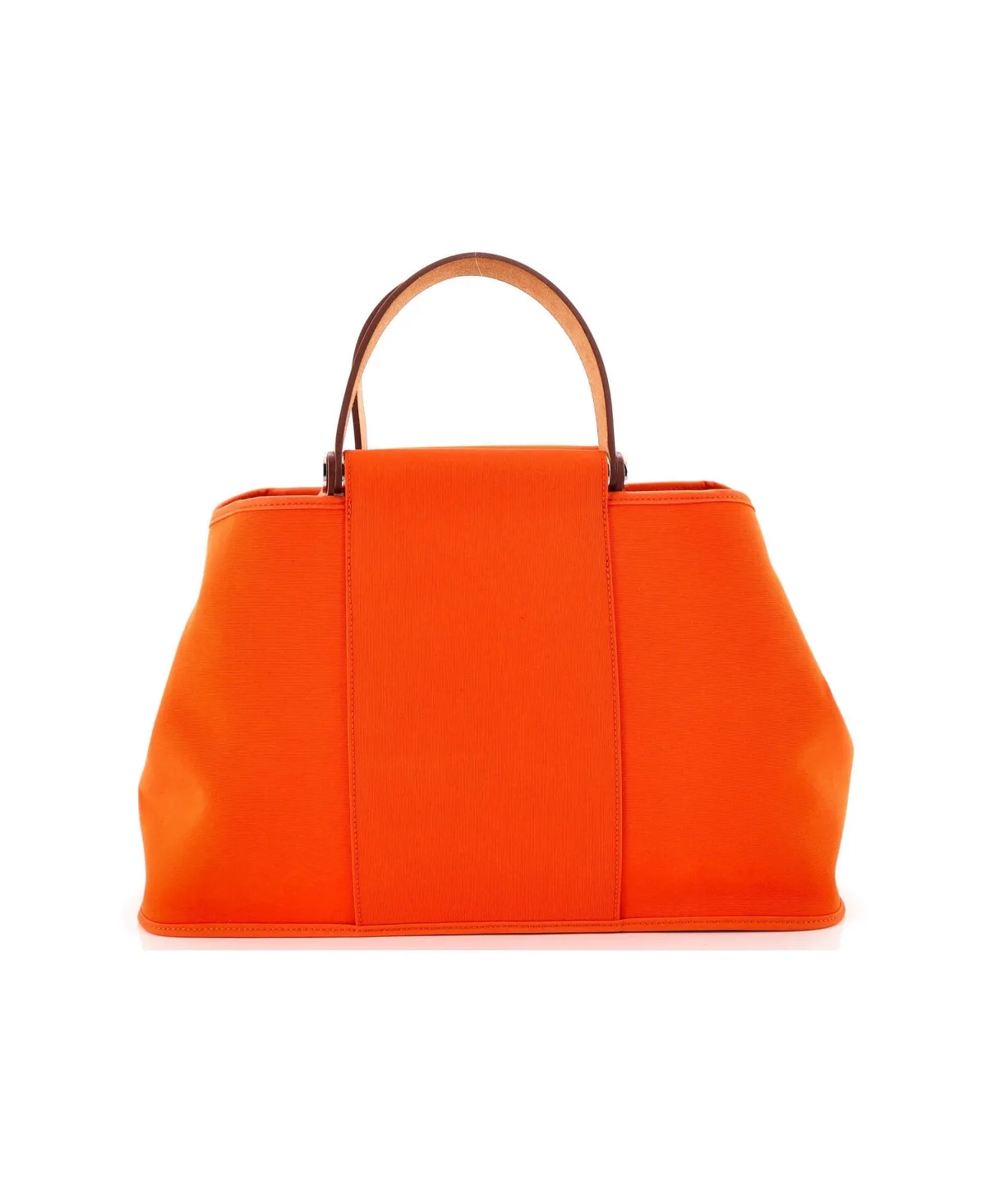 Pre-Owned 39 Cabag Elan Toile and Leather by Hermes