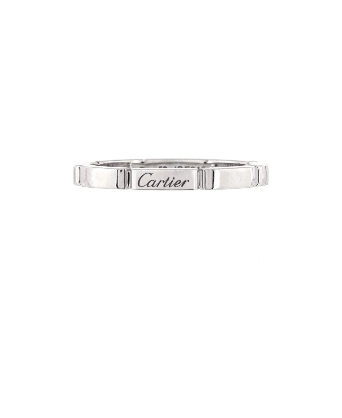 Pre-Owned Cartier Maillon Panthere Band Ring in 18K White Gold by Cartier's