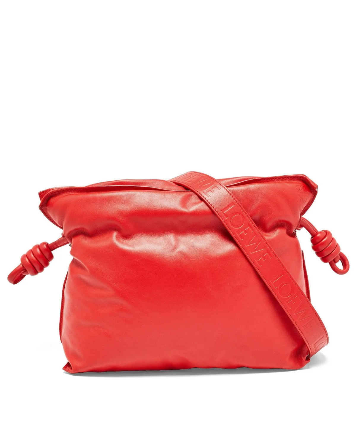 Pre-Owned Loewe Medium Flamenco Leather Clutch Bag by LOEWE