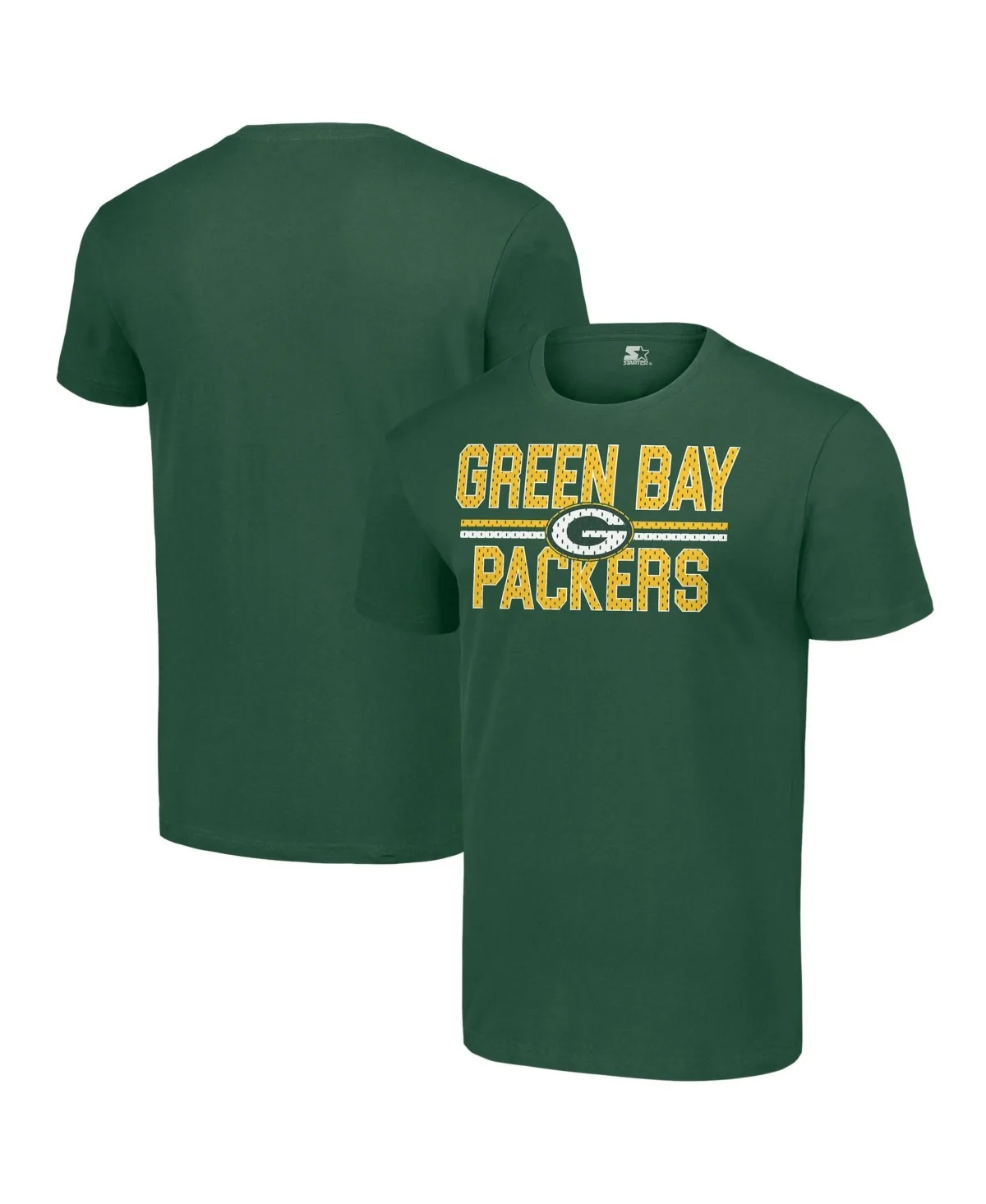 Bay Packers Team Mesh Print Graphic T-Shirt