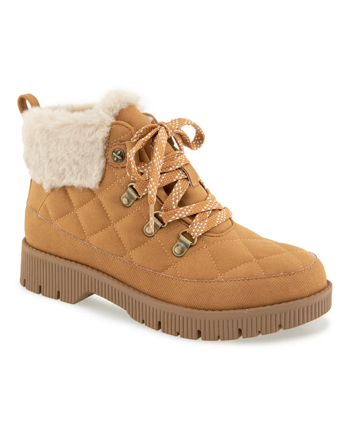 Addie Weather-Ready Lace-Up Booties by Jbu