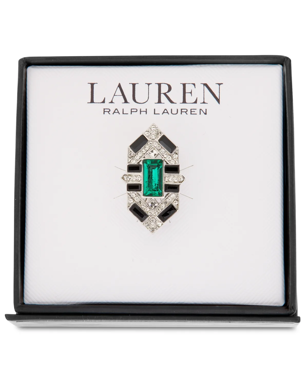 Lauren Ralph Lauren Boxed Multi Pave Deco Pin by Ralph Lauren