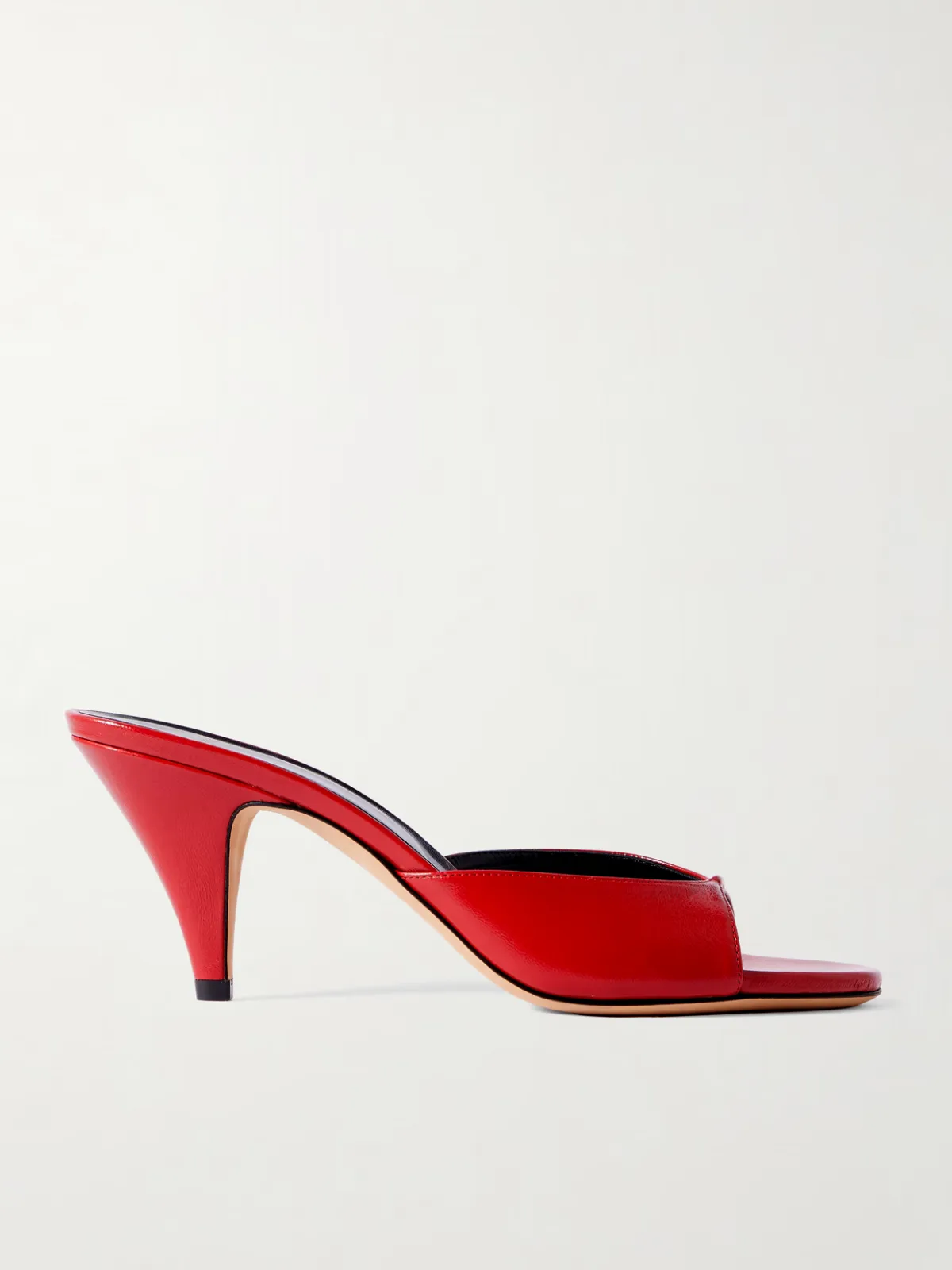 - Haze Leather Mules -