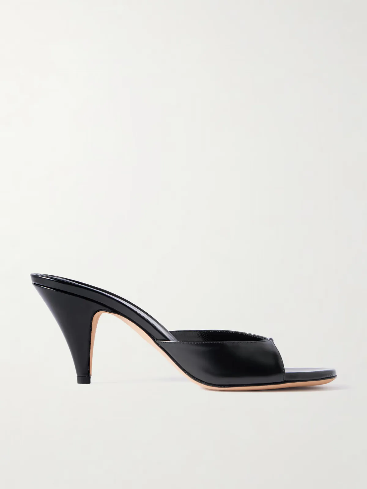 - Haze Leather Mules -