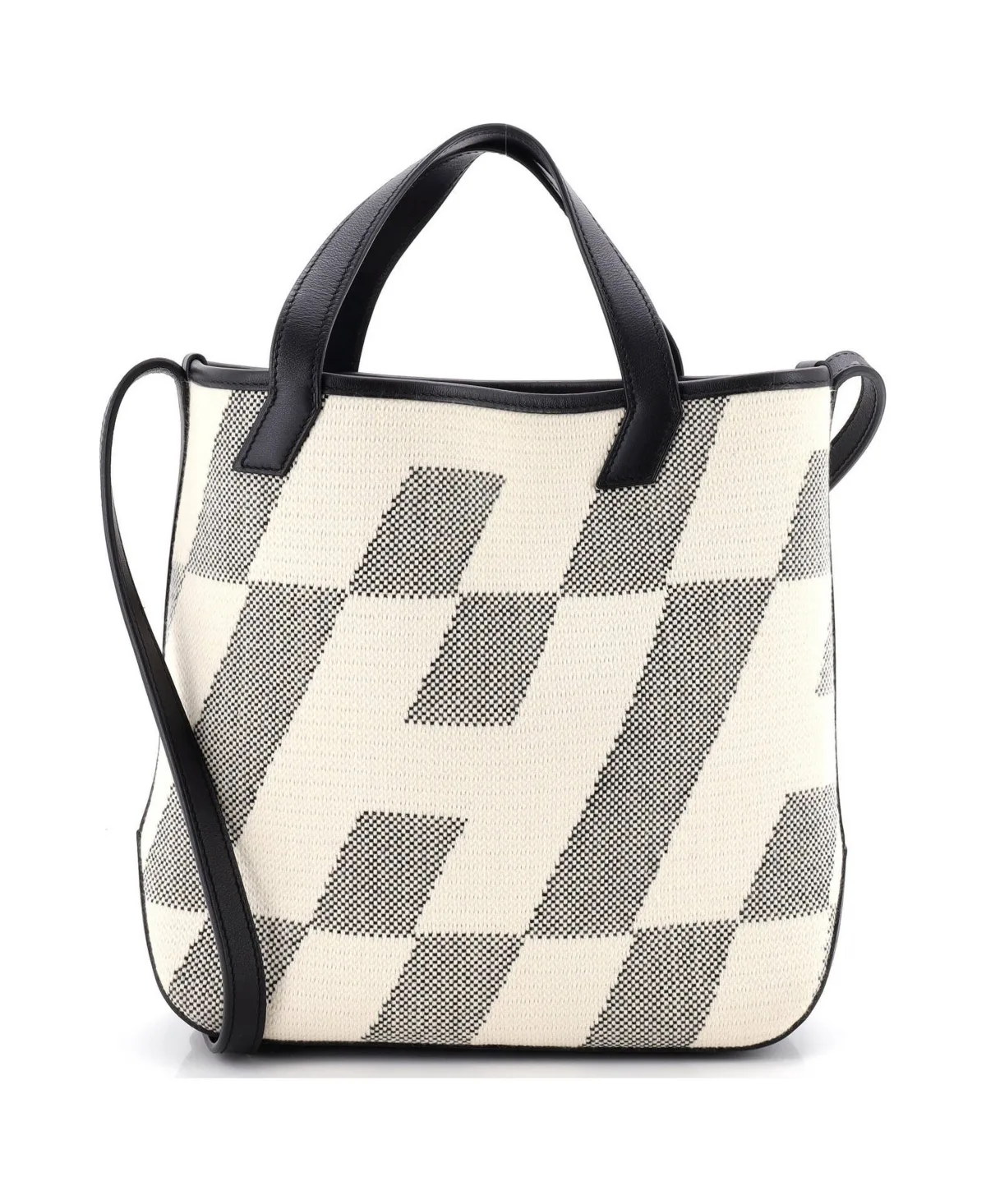 Pre-Owned Hermes 27 Cabas H En Biais Tote Canvas with Leather by Hermes