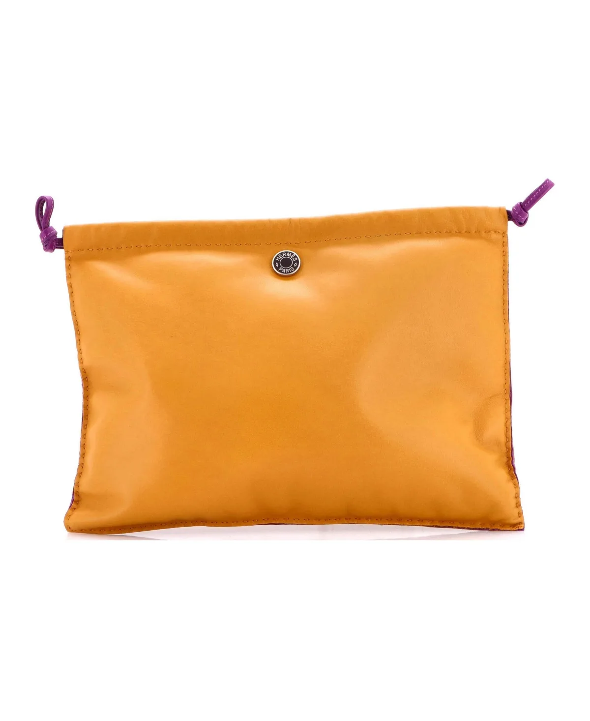 Pre-Owned Hermes Pilo Pouch Milo Lambskin and Swift by Hermes