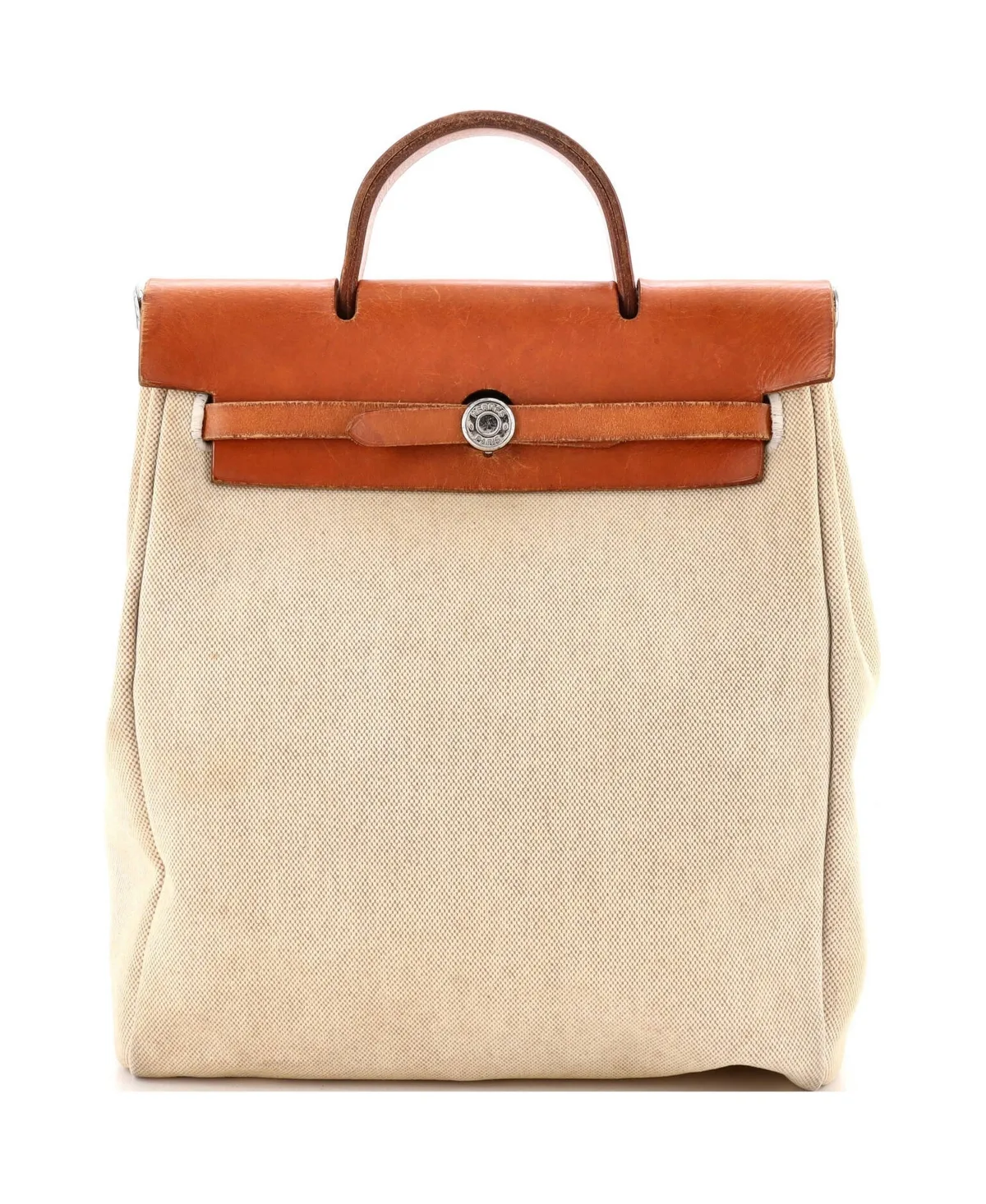 Pre-Owned Herbag a Dos Backpack Toile by Hermes