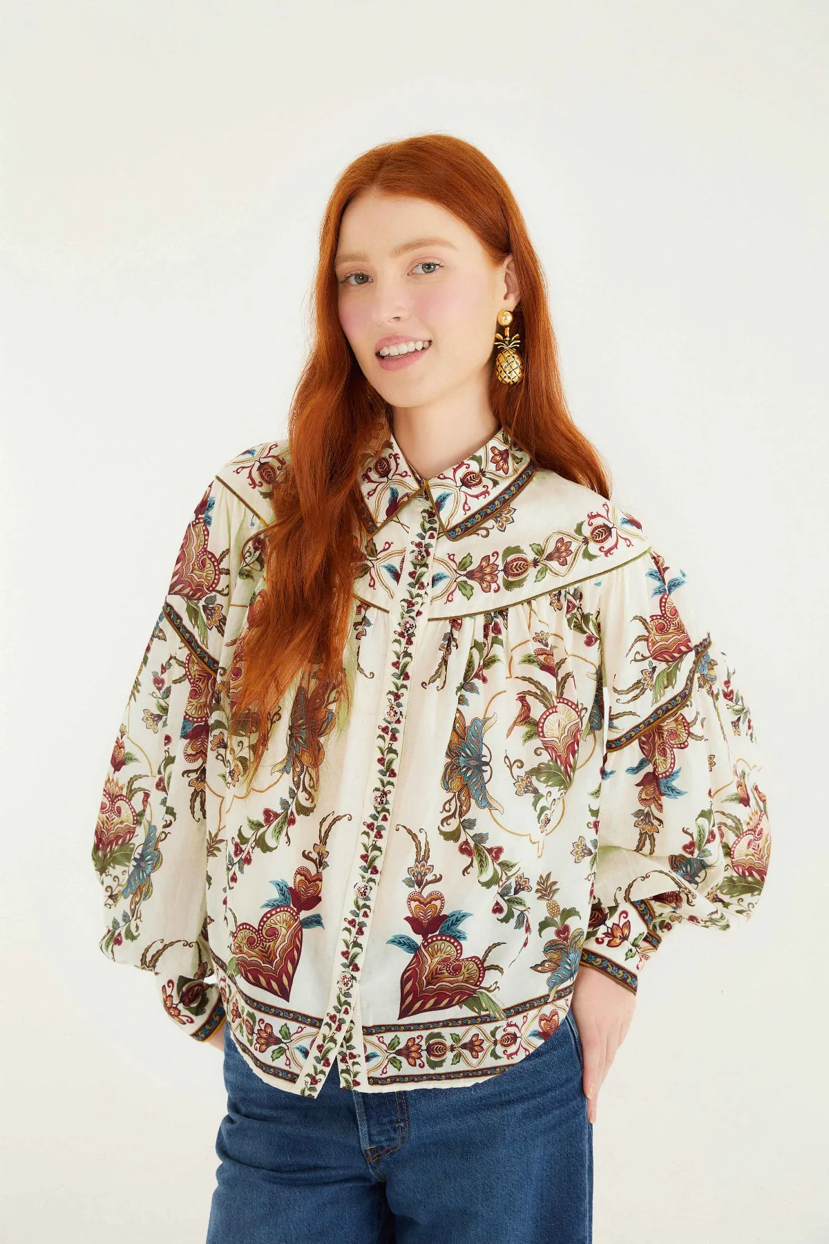 Majestic Hearts Blouse