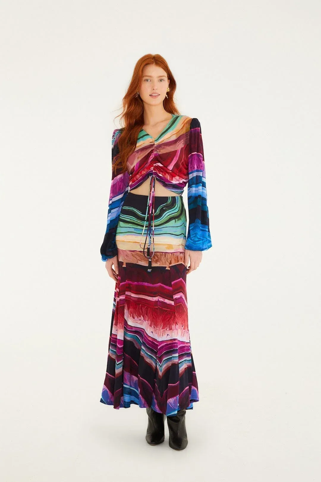Precious Gems Maxi Skirt