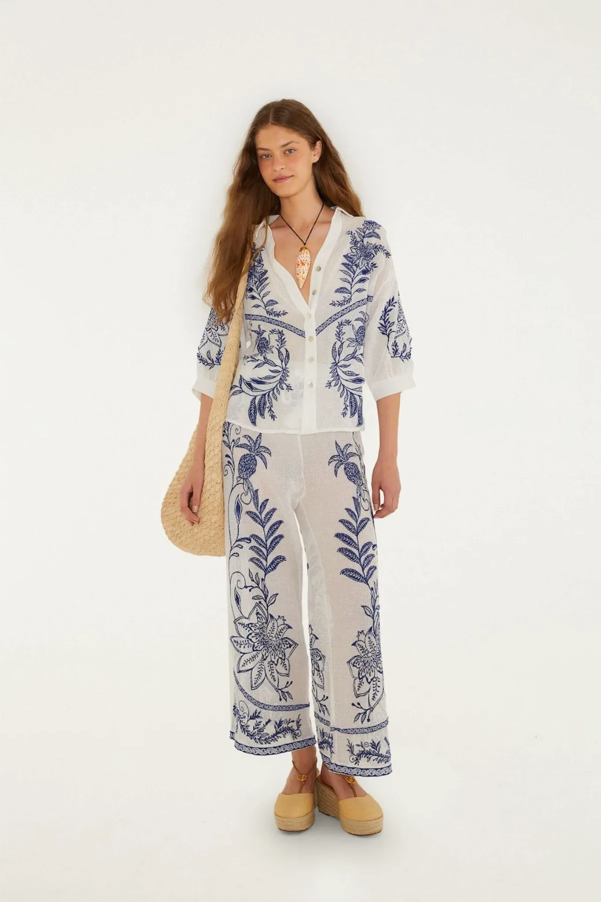 Nina Embroidery Pants