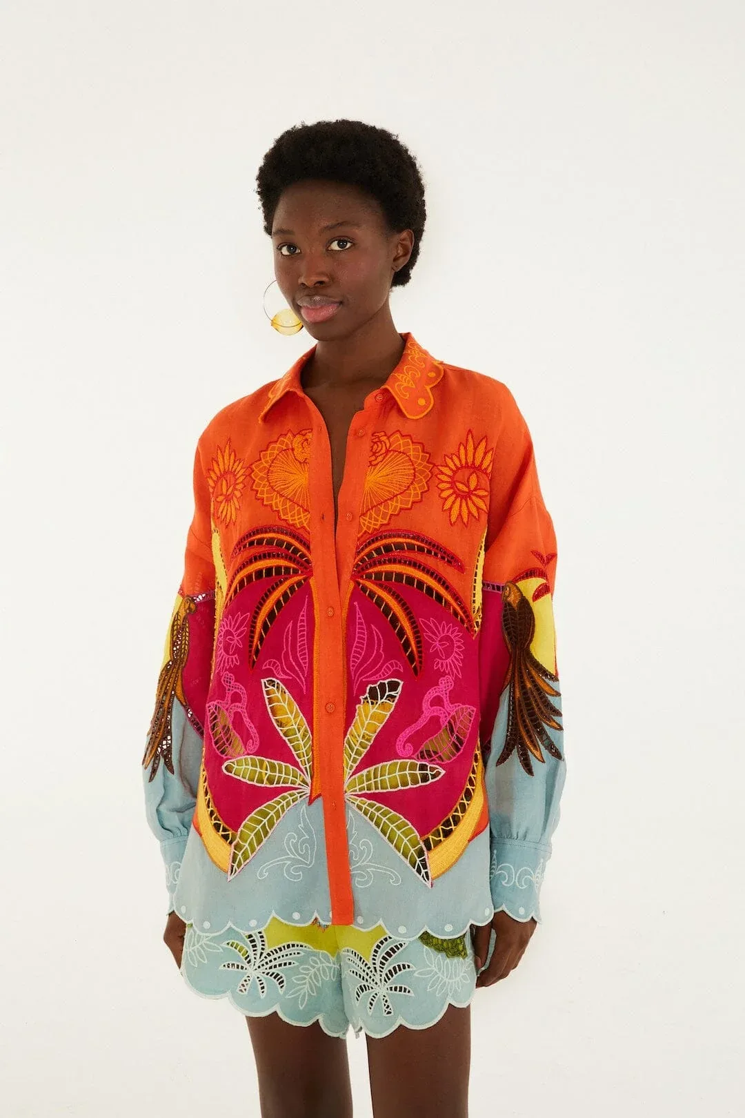 Usiacuri Embroidered Richelieu Shirt