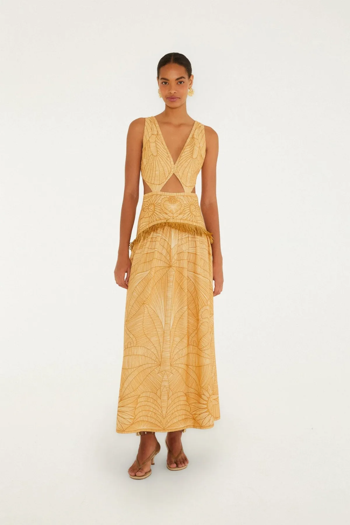 Usiacuri Cut-Out Maxi Dress