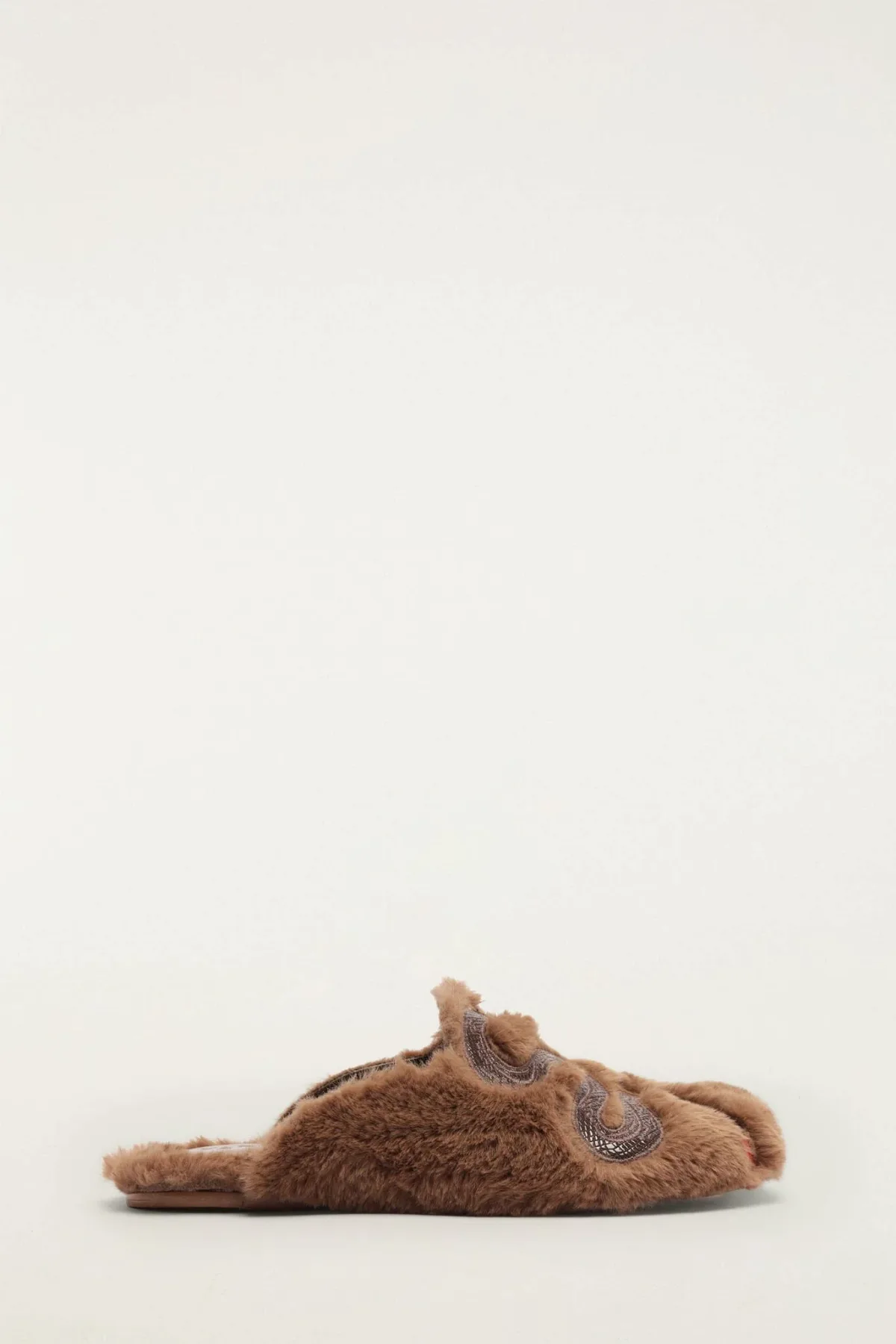 Shearling Snake Mule by FARM Rio