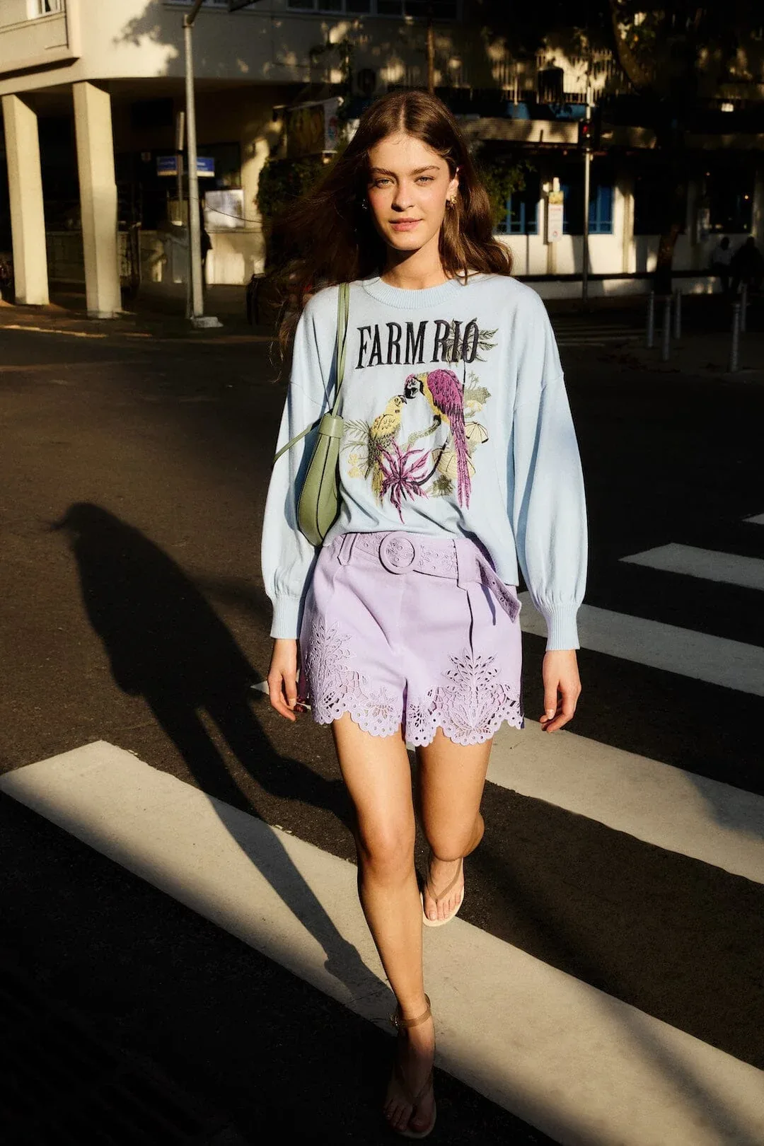 Love Birds Embroidered Sweater by FARM Rio