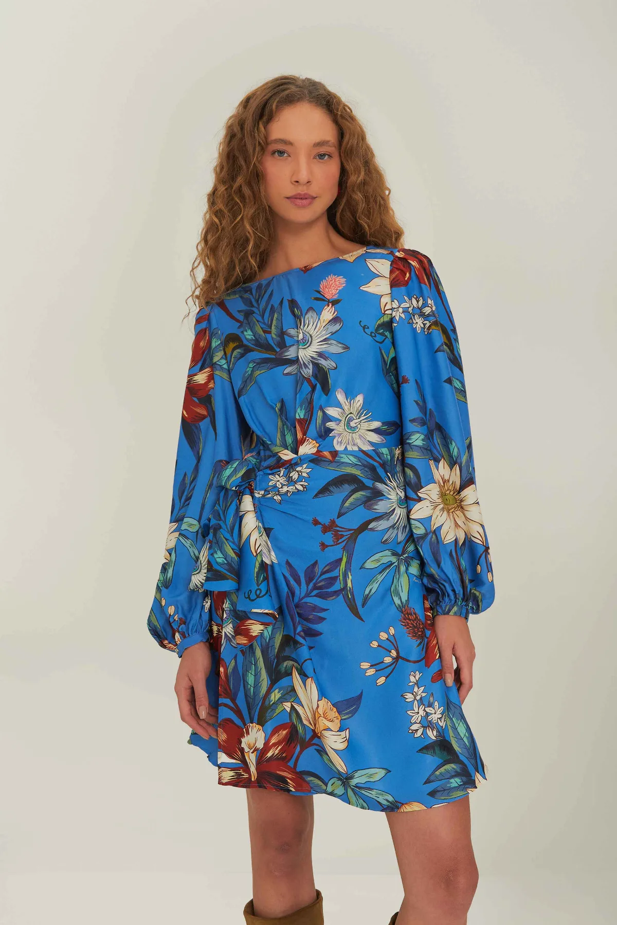 Wrap Mini Dress