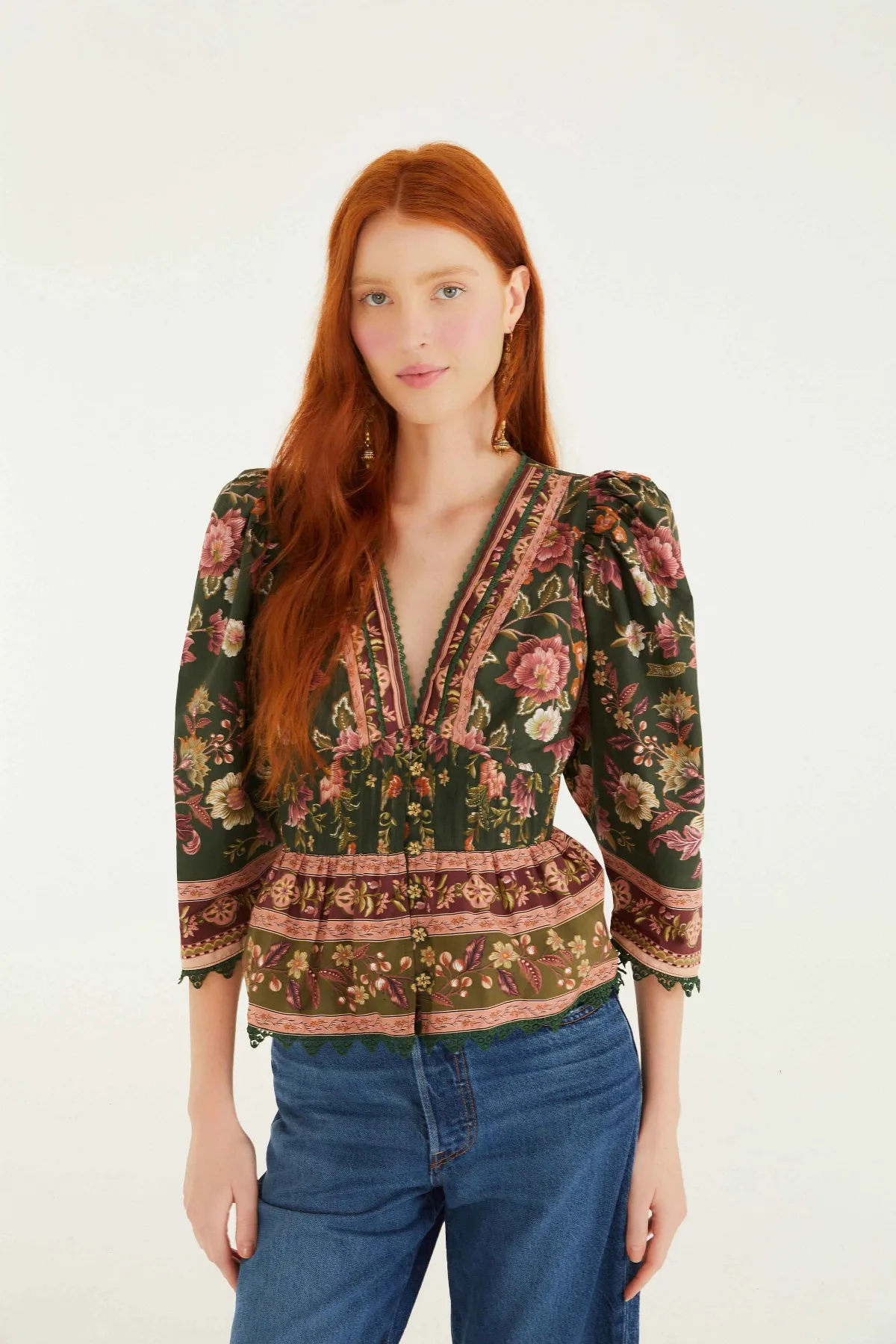 Flowering Garden Tree Blouse