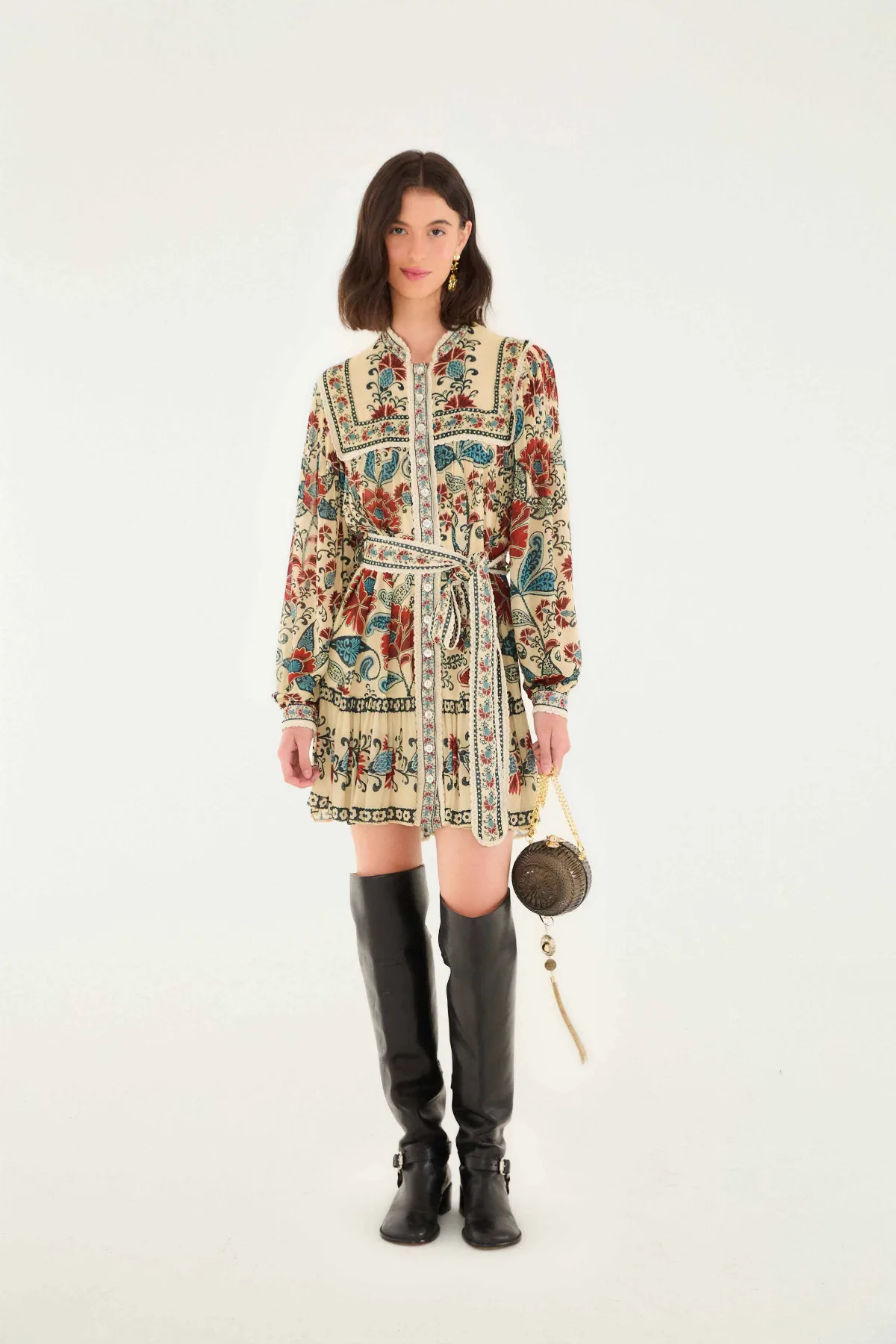 Francesca Long Sleeve Mini Dress
