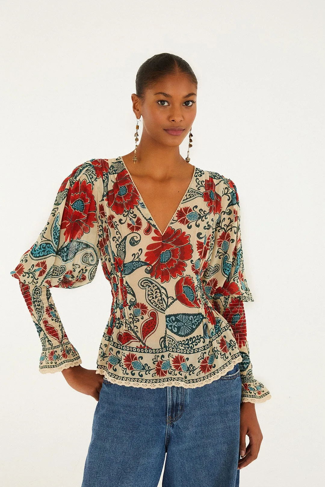 Francesca Long Sleeve Blouse