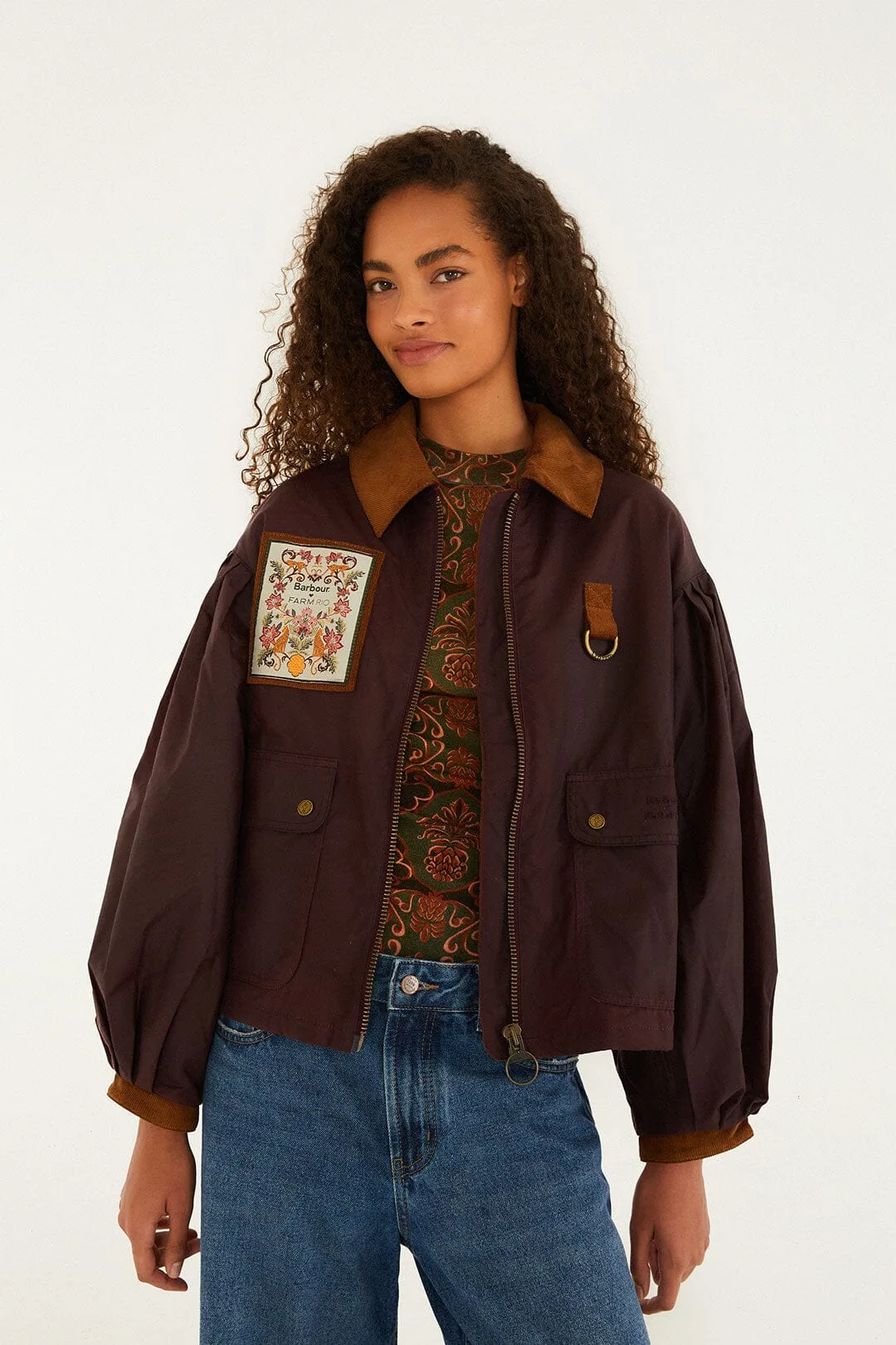 Thais Waxed Jacket by FARM Rio
