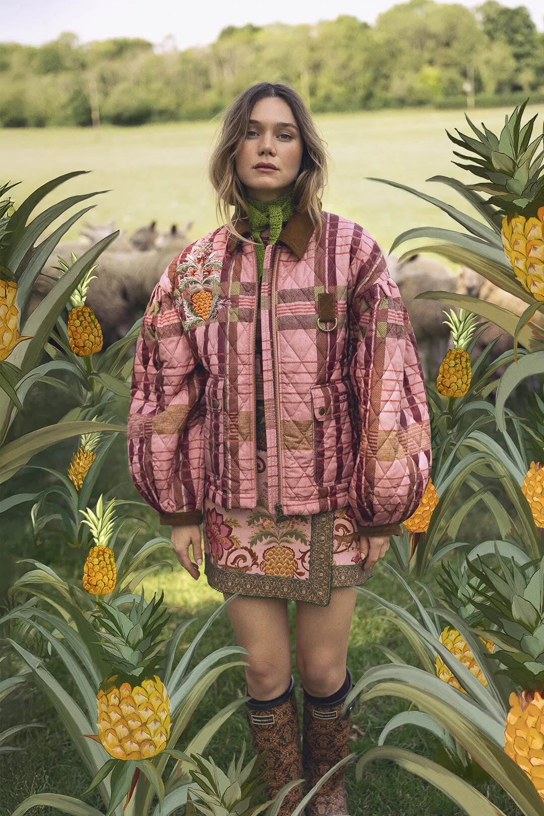 Ana-Clara Quilted Jacket by FARM Rio