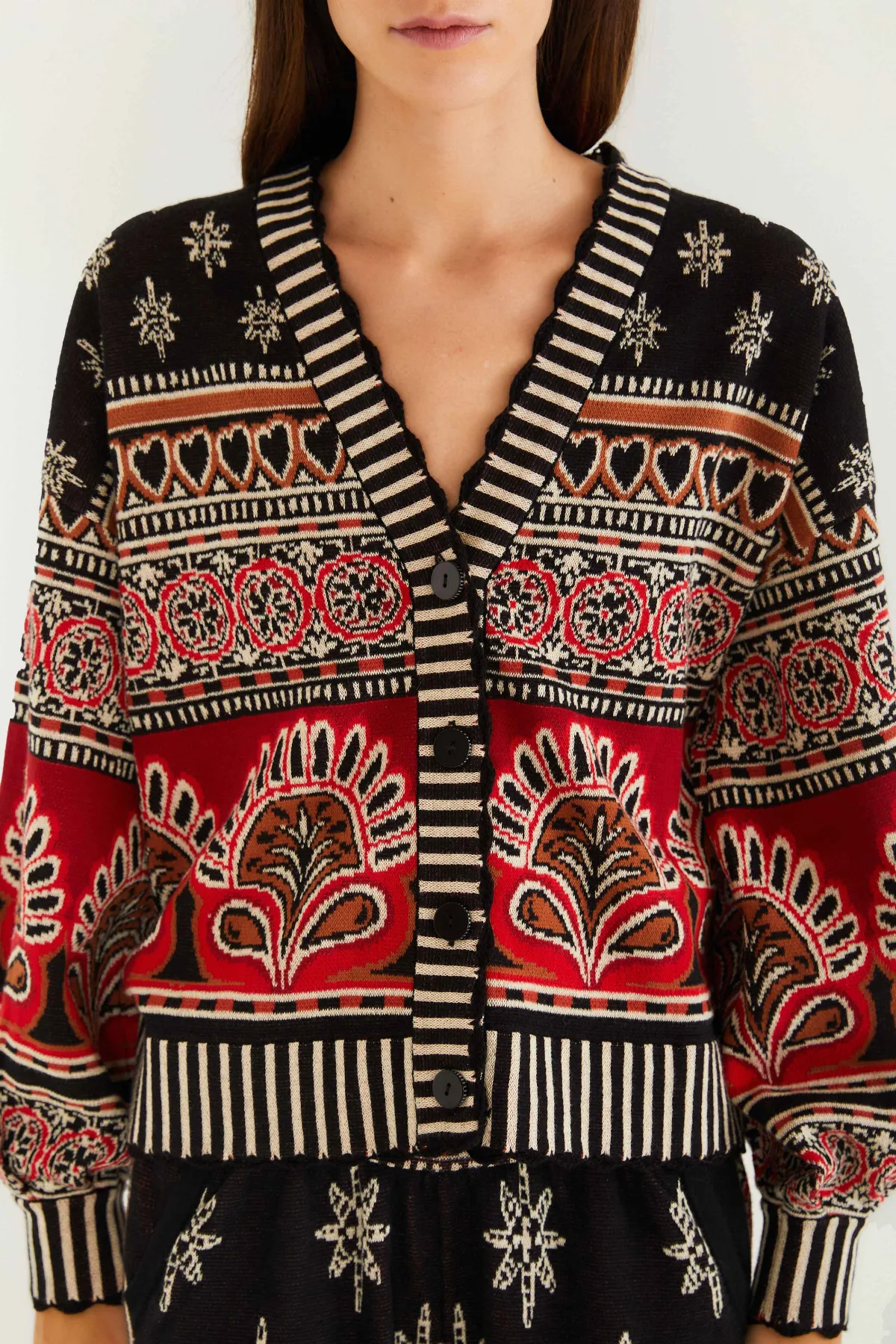 Ainika Love Coconut Groove Knit Cardigan