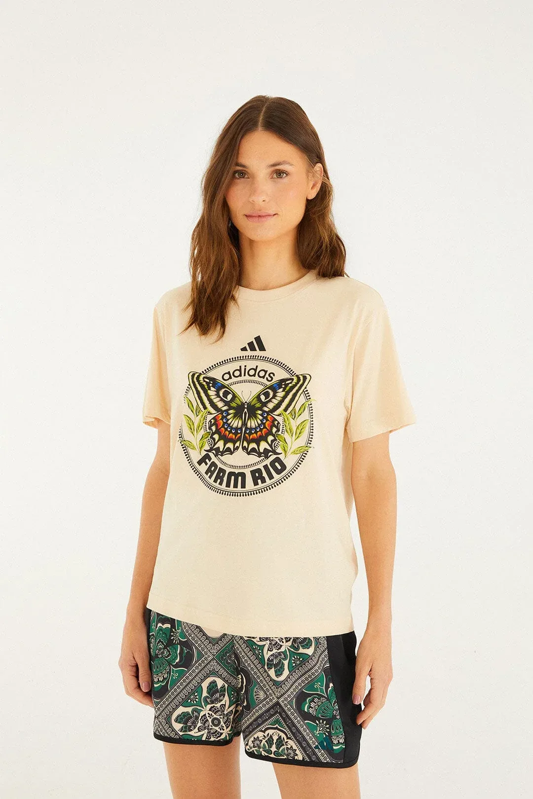 Move Like a Butterfly FARM Rio x Adidas T-Shirt by FARM Rio