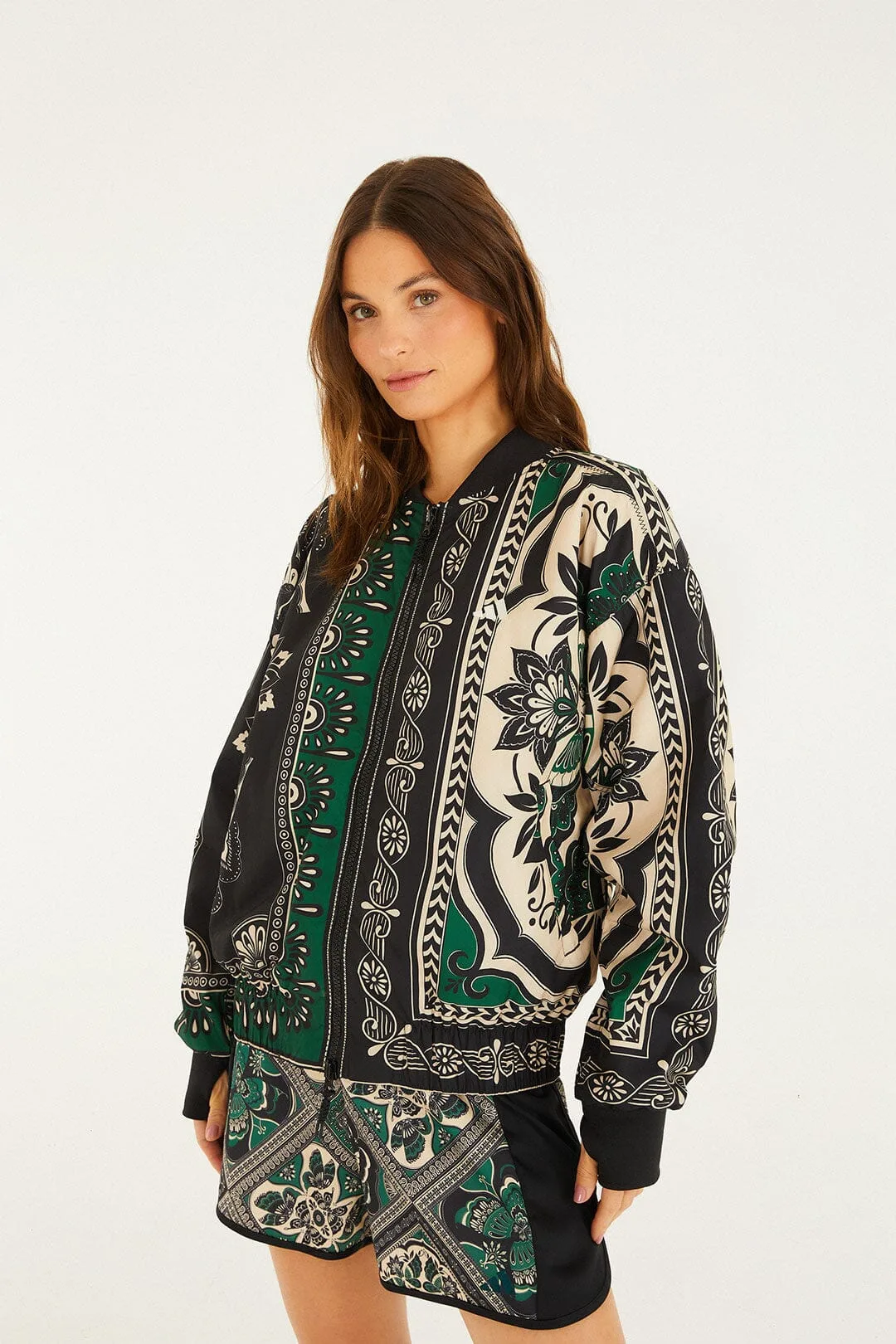 Borboho Scarves FARM Rio x Adidas Jacket by FARM Rio