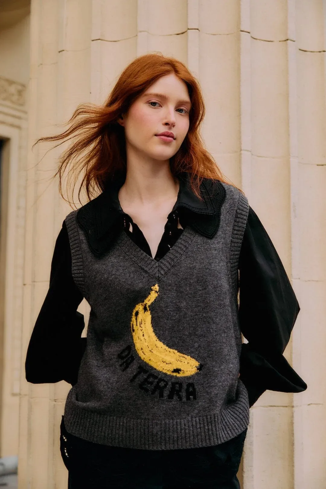 Banana Da Terra Knit Vest by FARM Rio