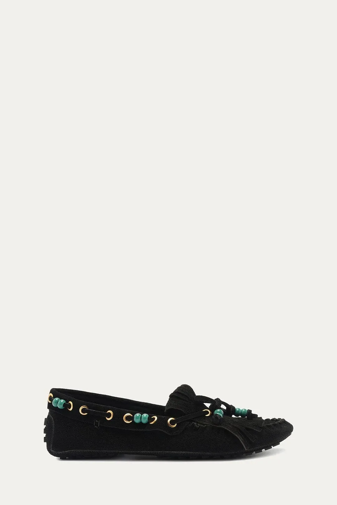Fringe Suede Moccasin by FARM Rio