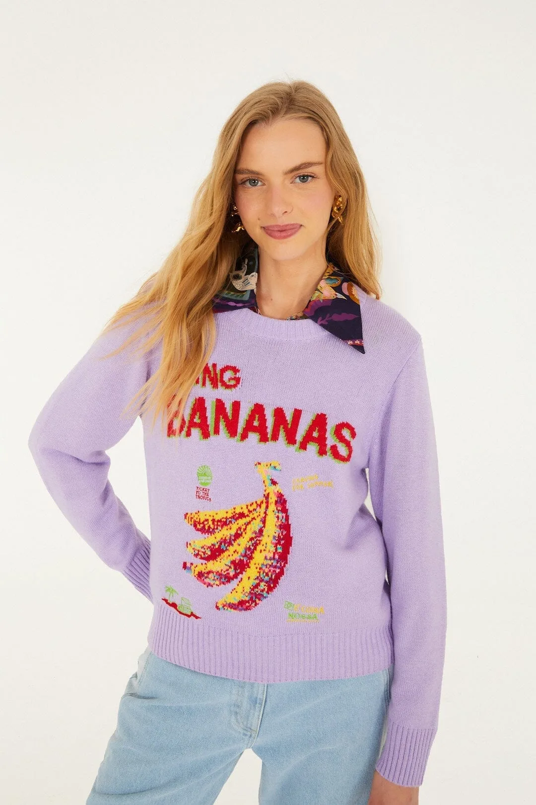 Going Bananas Knit Sweater by FARM Rio