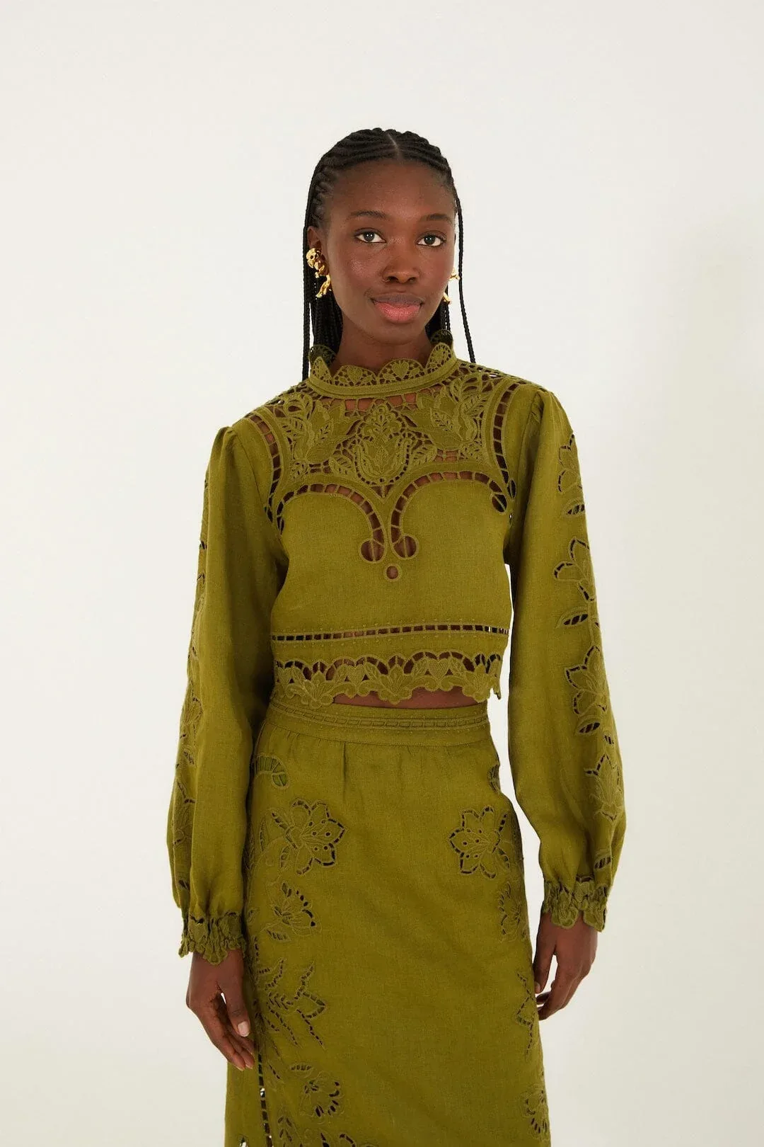 Majestic Garden Richelieu Blouse