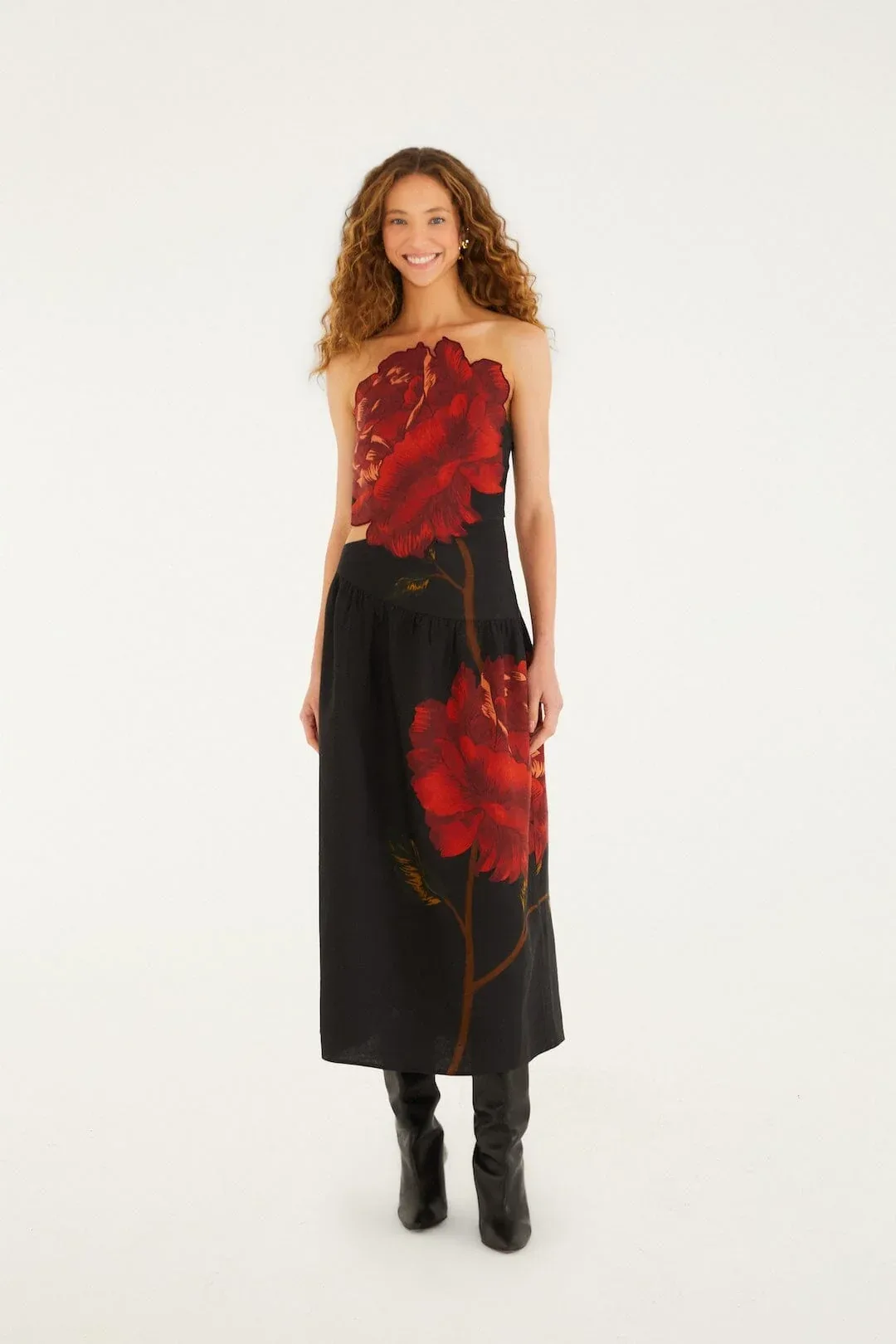 Rosalia Artisanal Midi Dress by FARM Rio