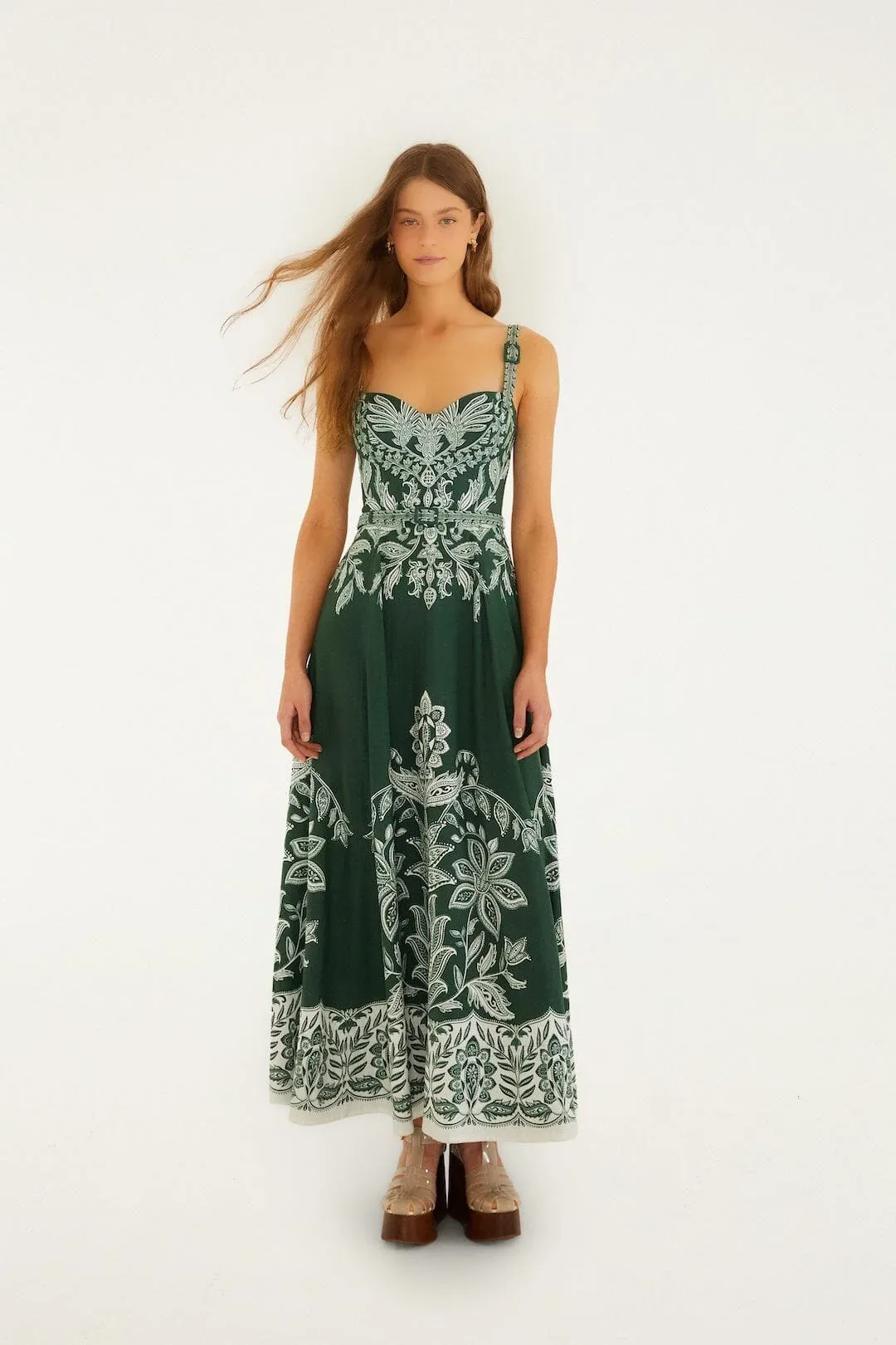 Miranda Buckles Maxi Dress