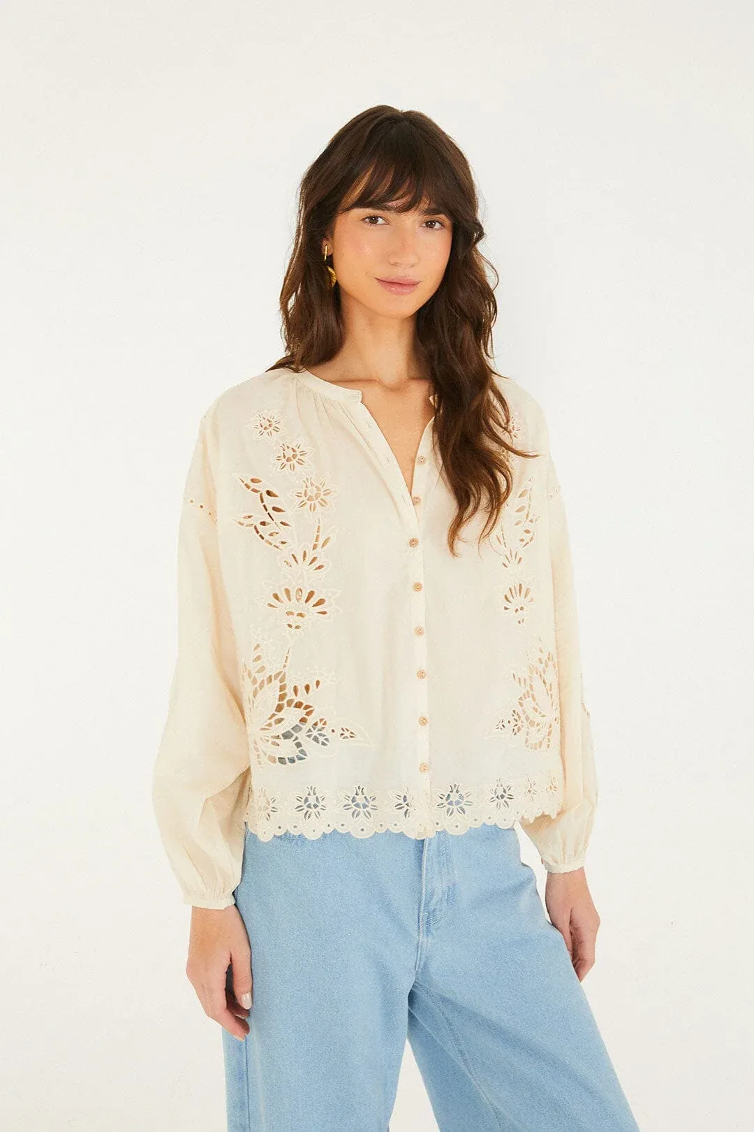 Artisanal Long Sleeve Blouse
