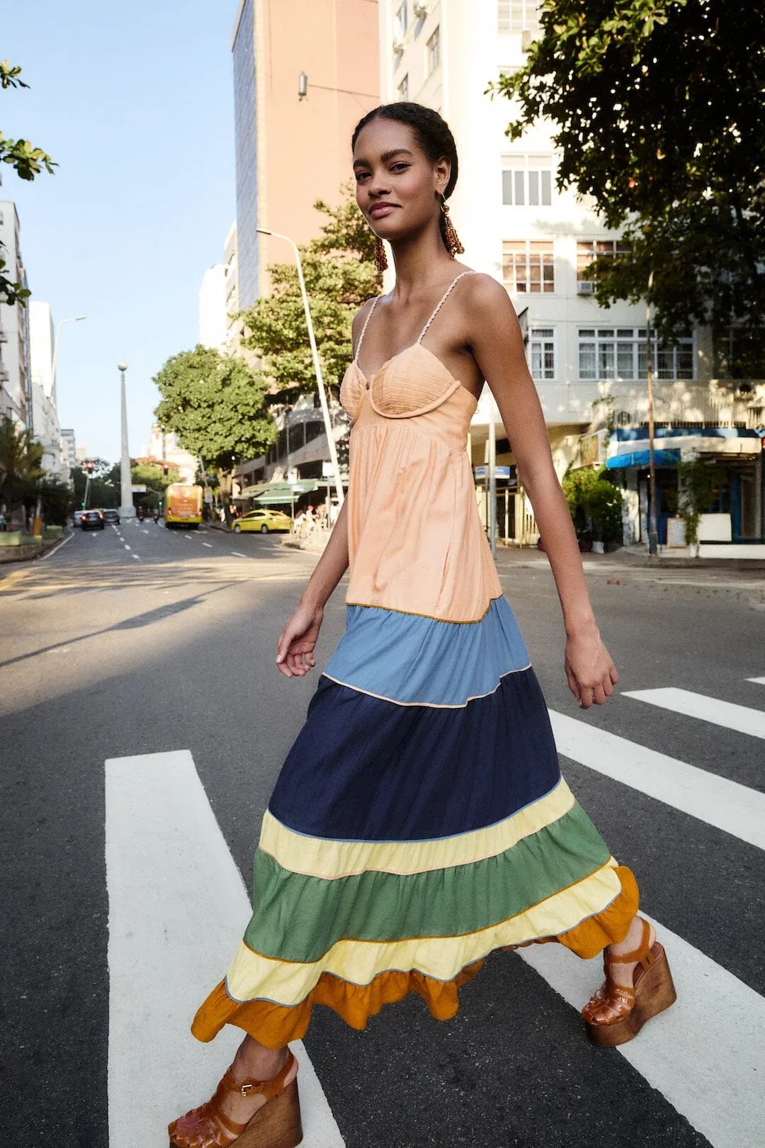 Pleats Maxi Dress by FARM Rio