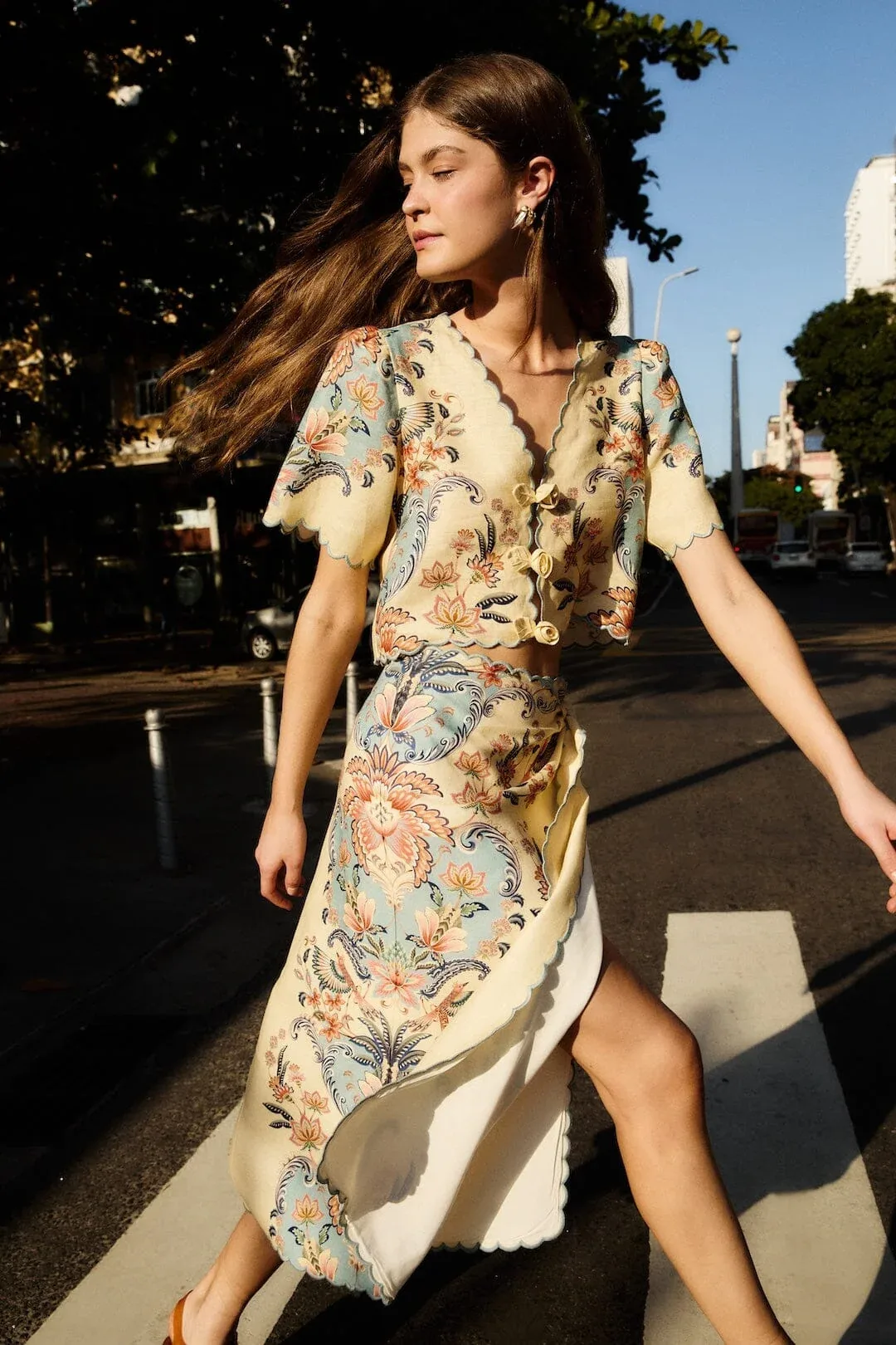 Boho Beauty Midi Skirt